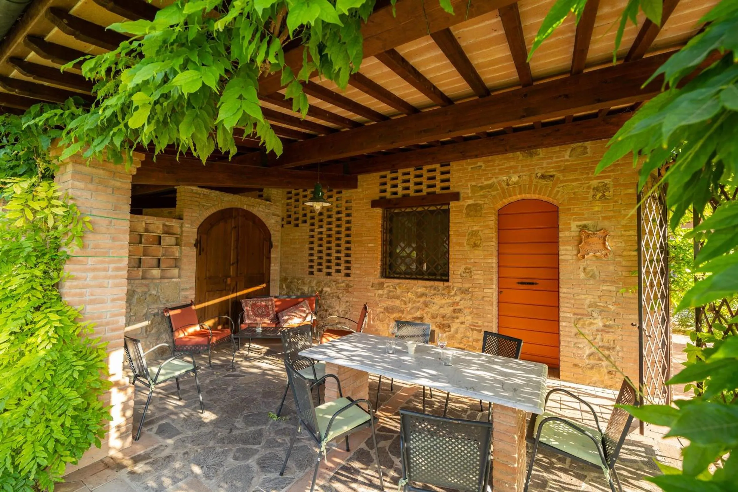 Balcony/Terrace in Agriturismo Canale