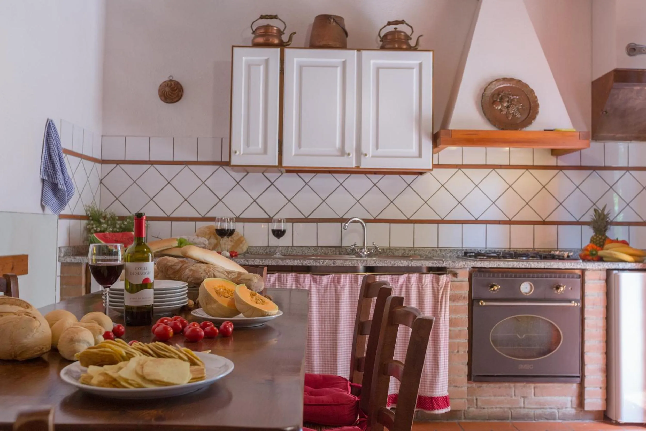 Kitchen or kitchenette in Agriturismo Canale