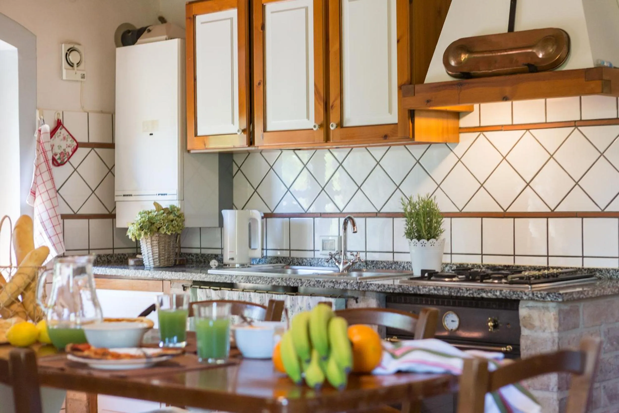 Kitchen or kitchenette in Agriturismo Canale