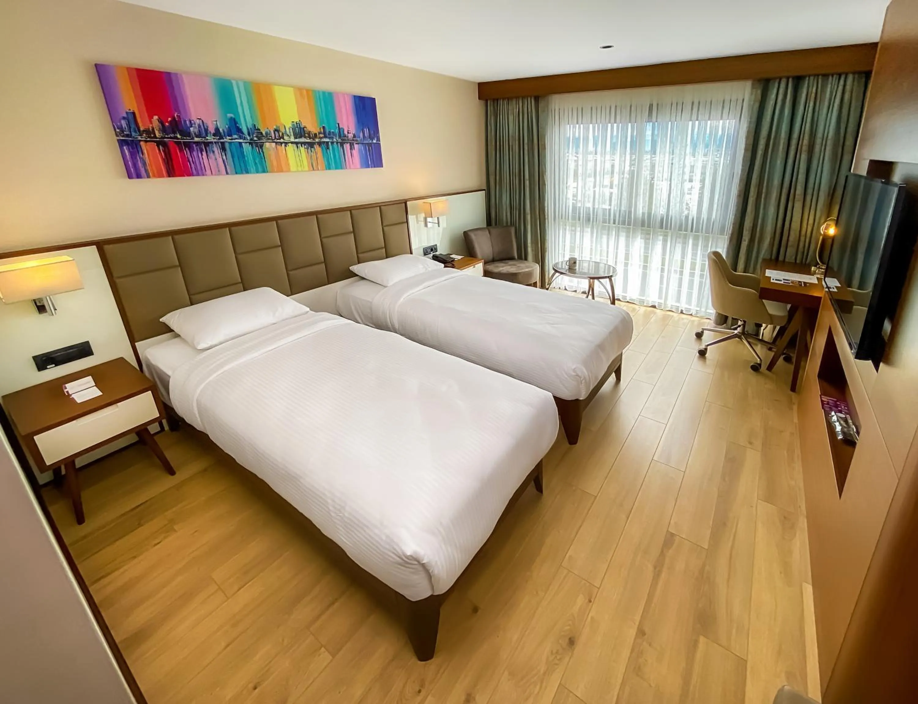 Bed in Anemon Kent Aydın Otel