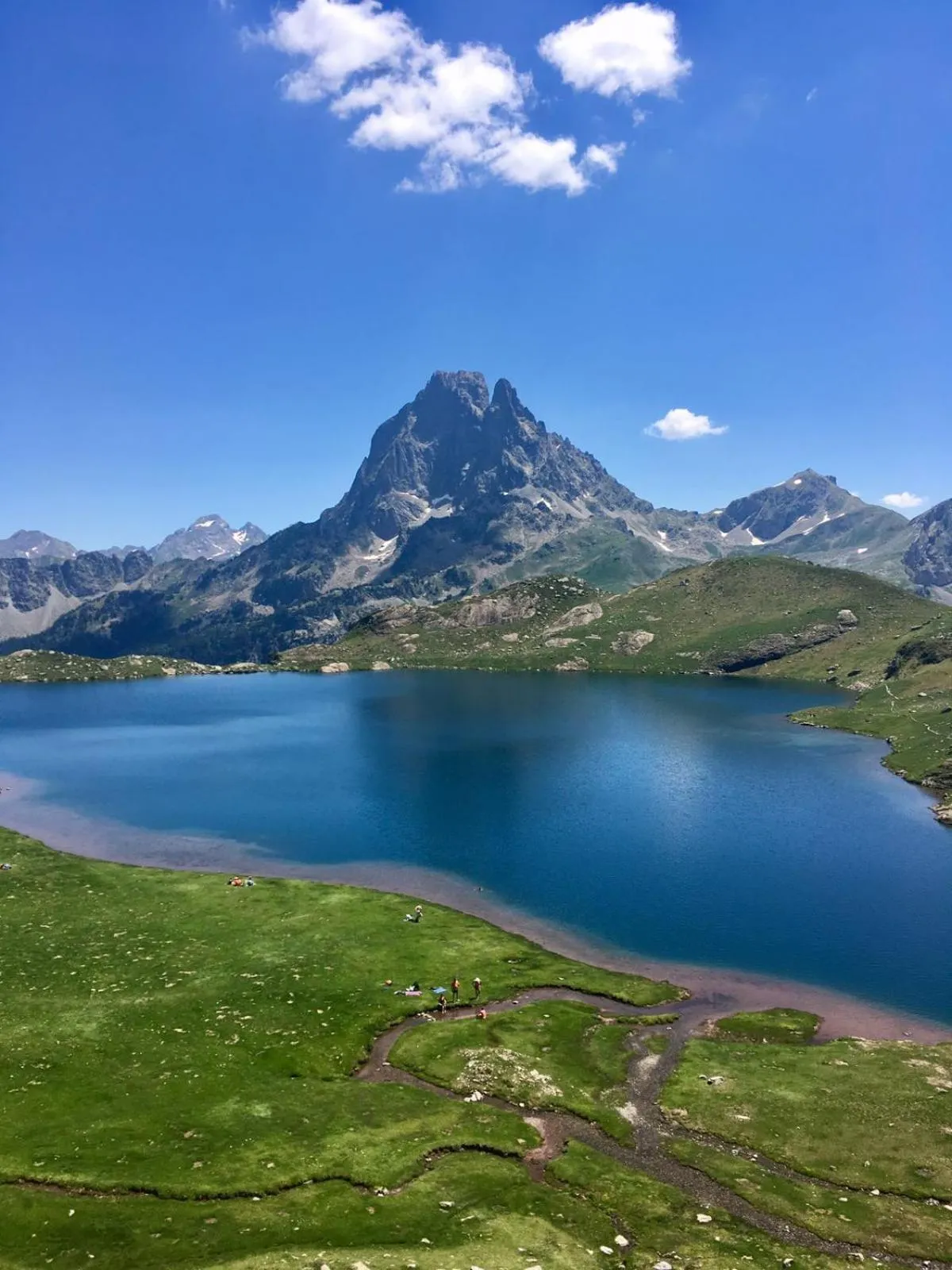 Skiing in Domaine de la Castagnère