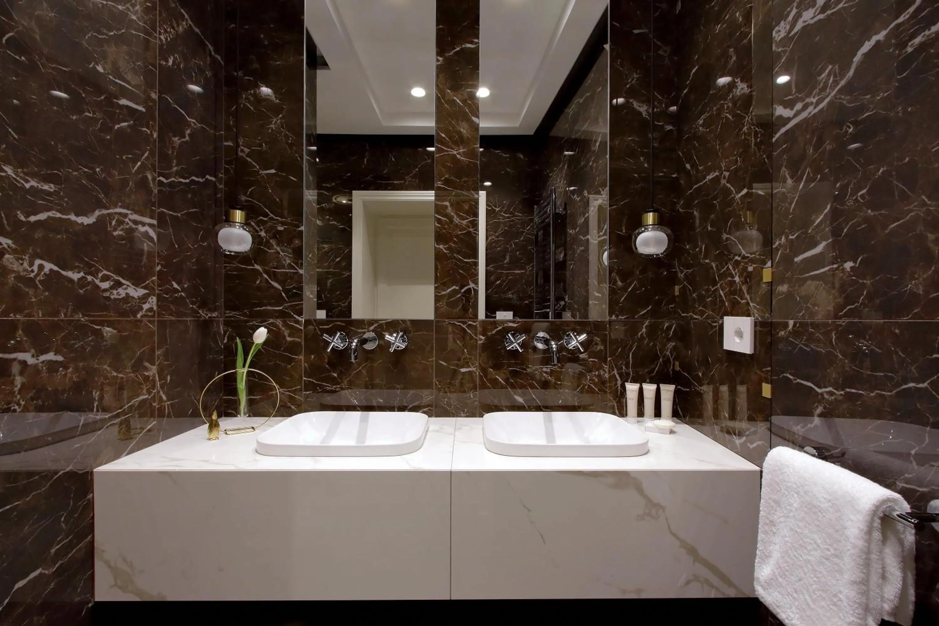 Bathroom in Domna Luxury Suites