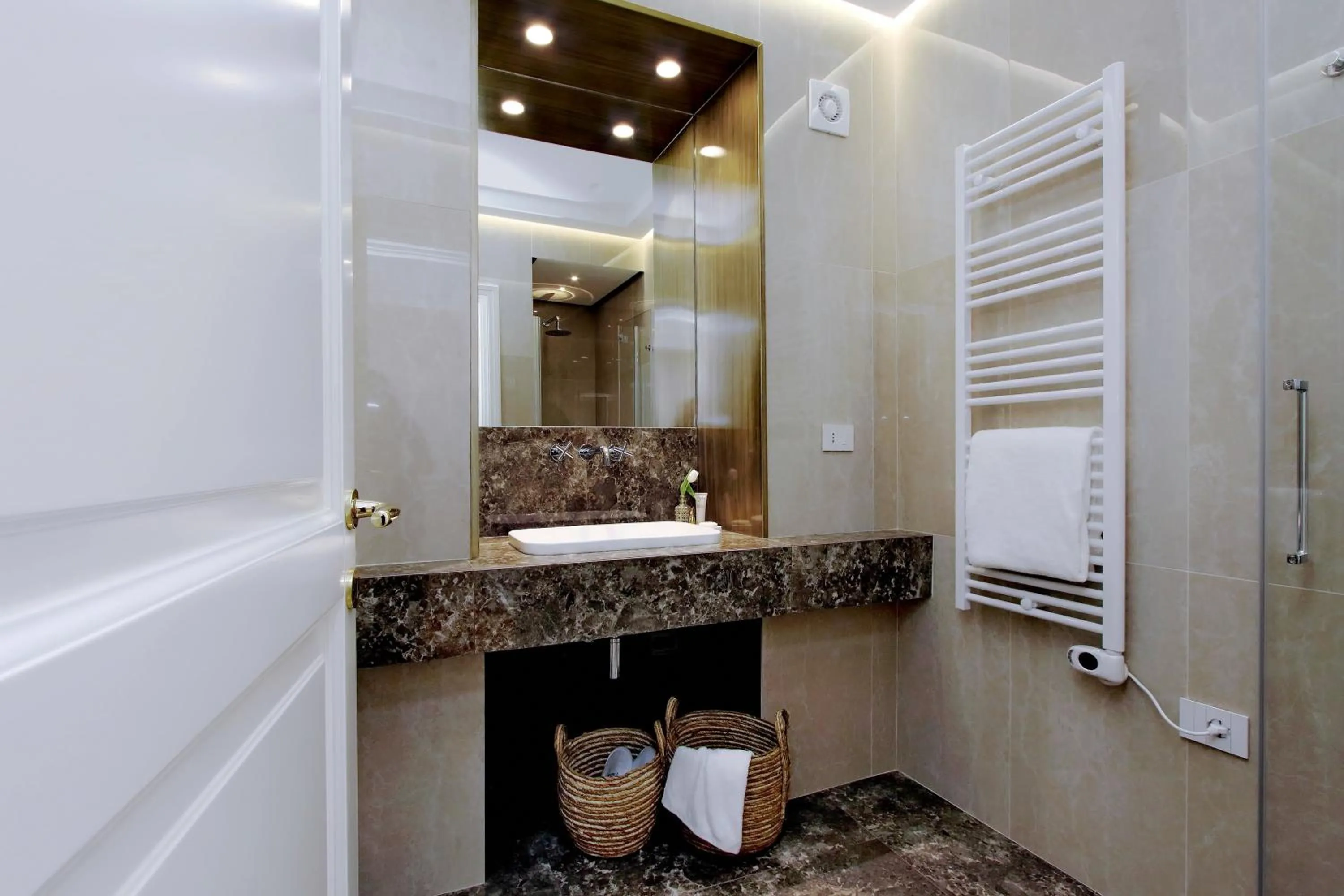 Bathroom in Domna Luxury Suites