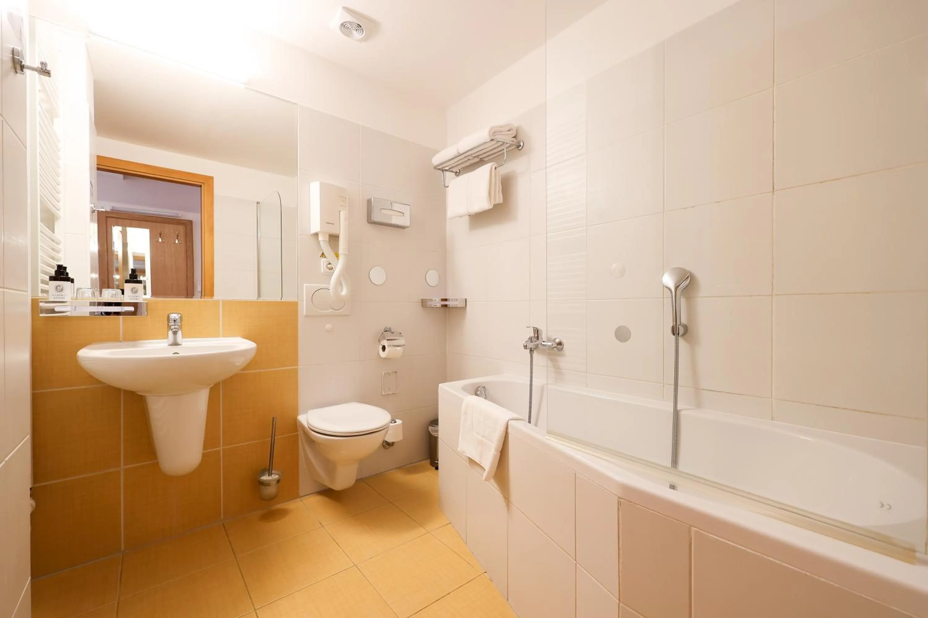 Toilet in Hotel Mlýn