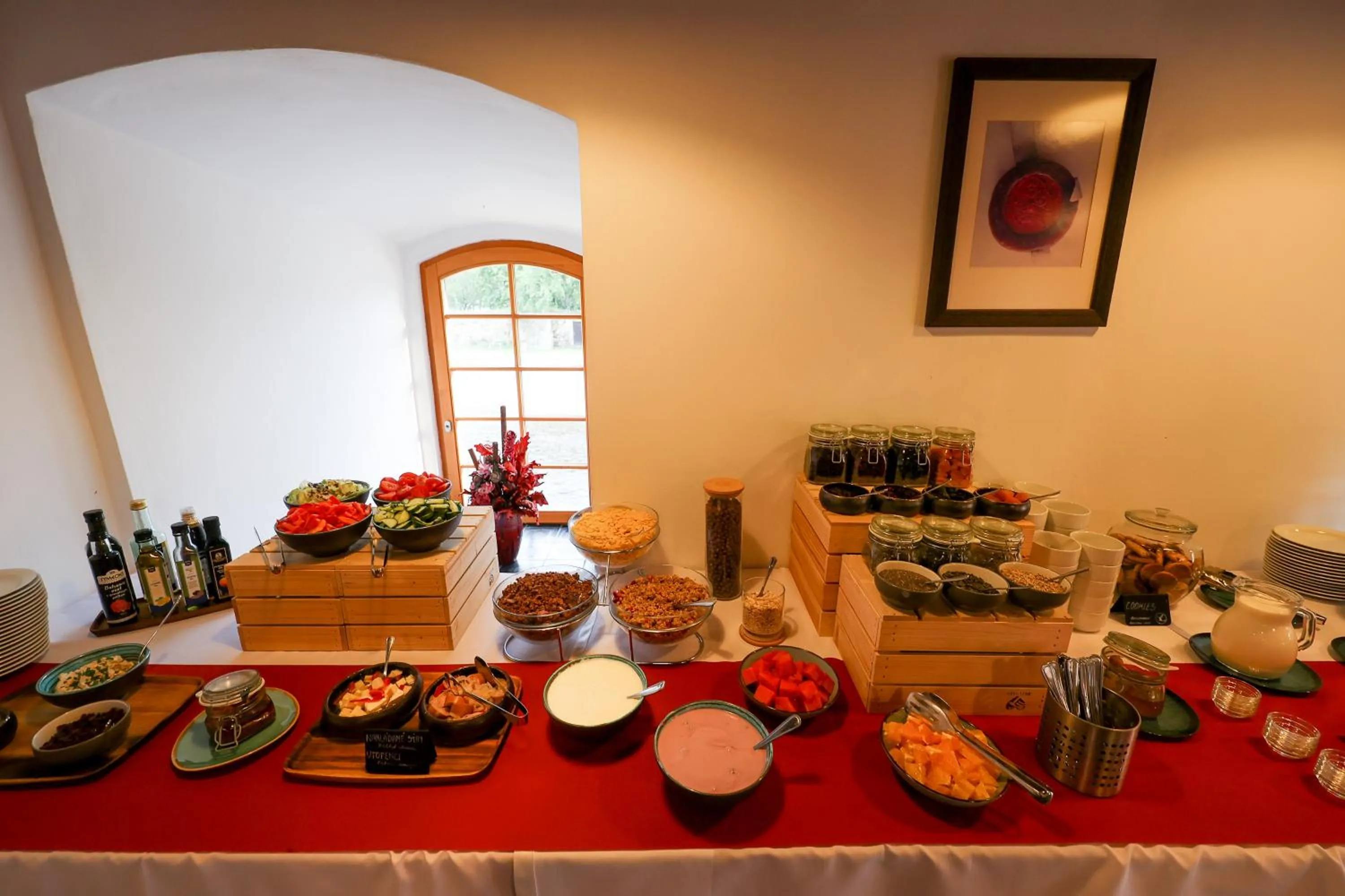 Breakfast in Hotel Mlýn