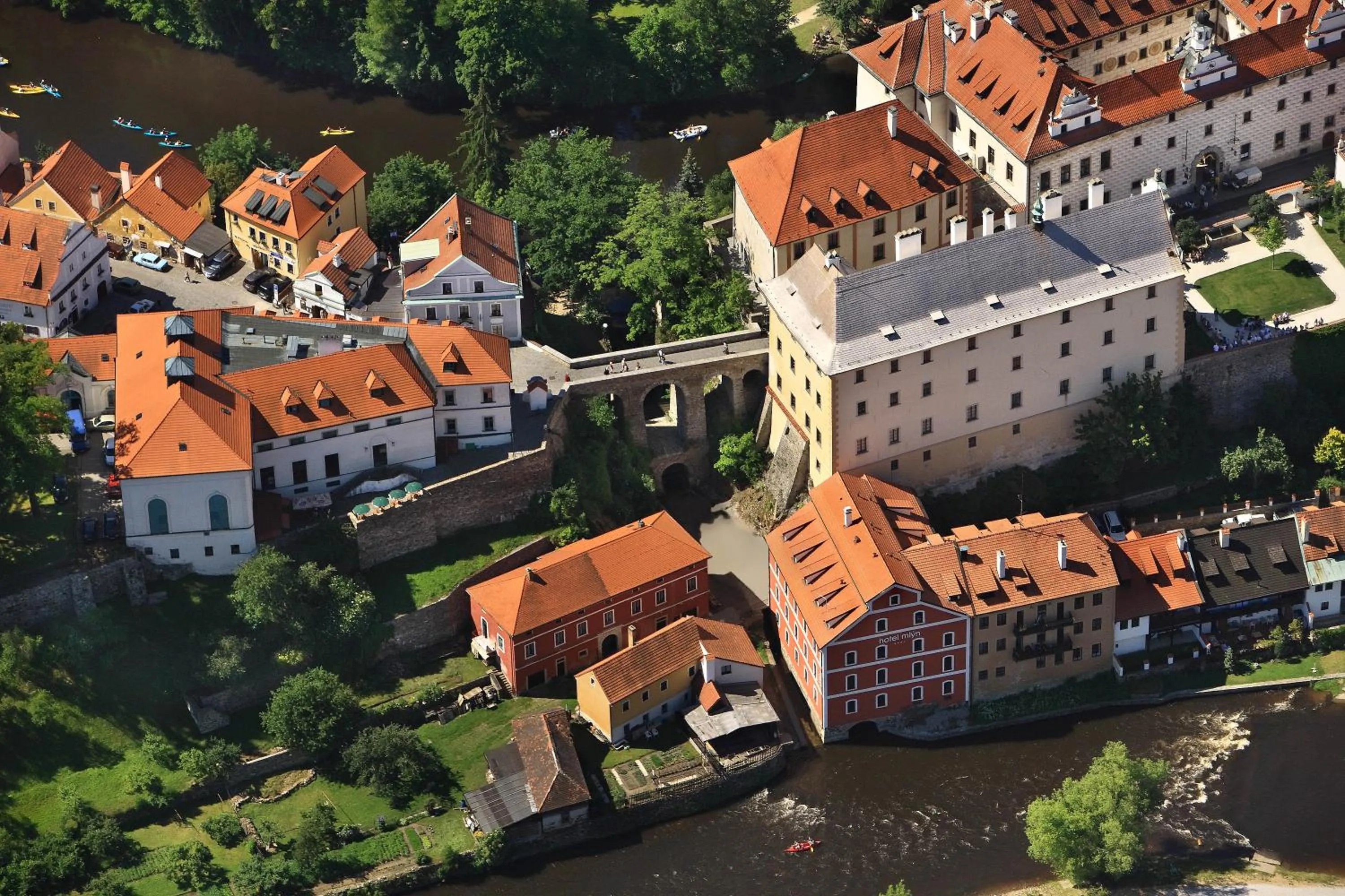 Facade/entrance in Hotel Mlýn