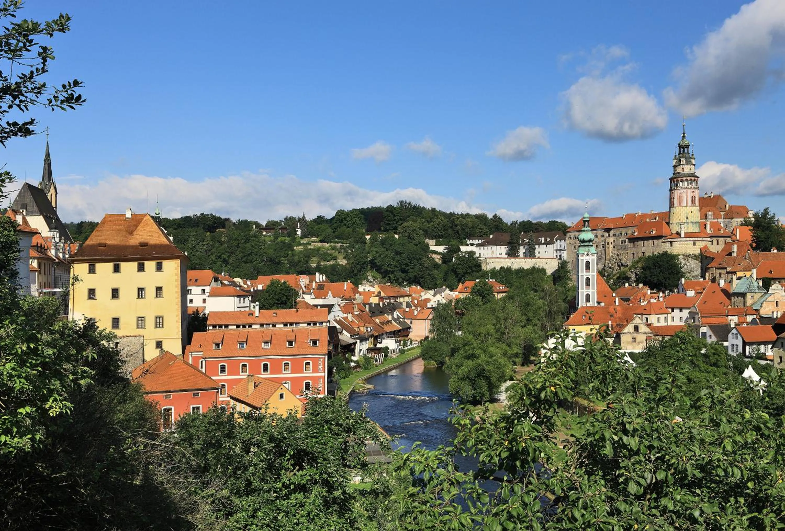 Bird's eye view in Hotel Mlýn