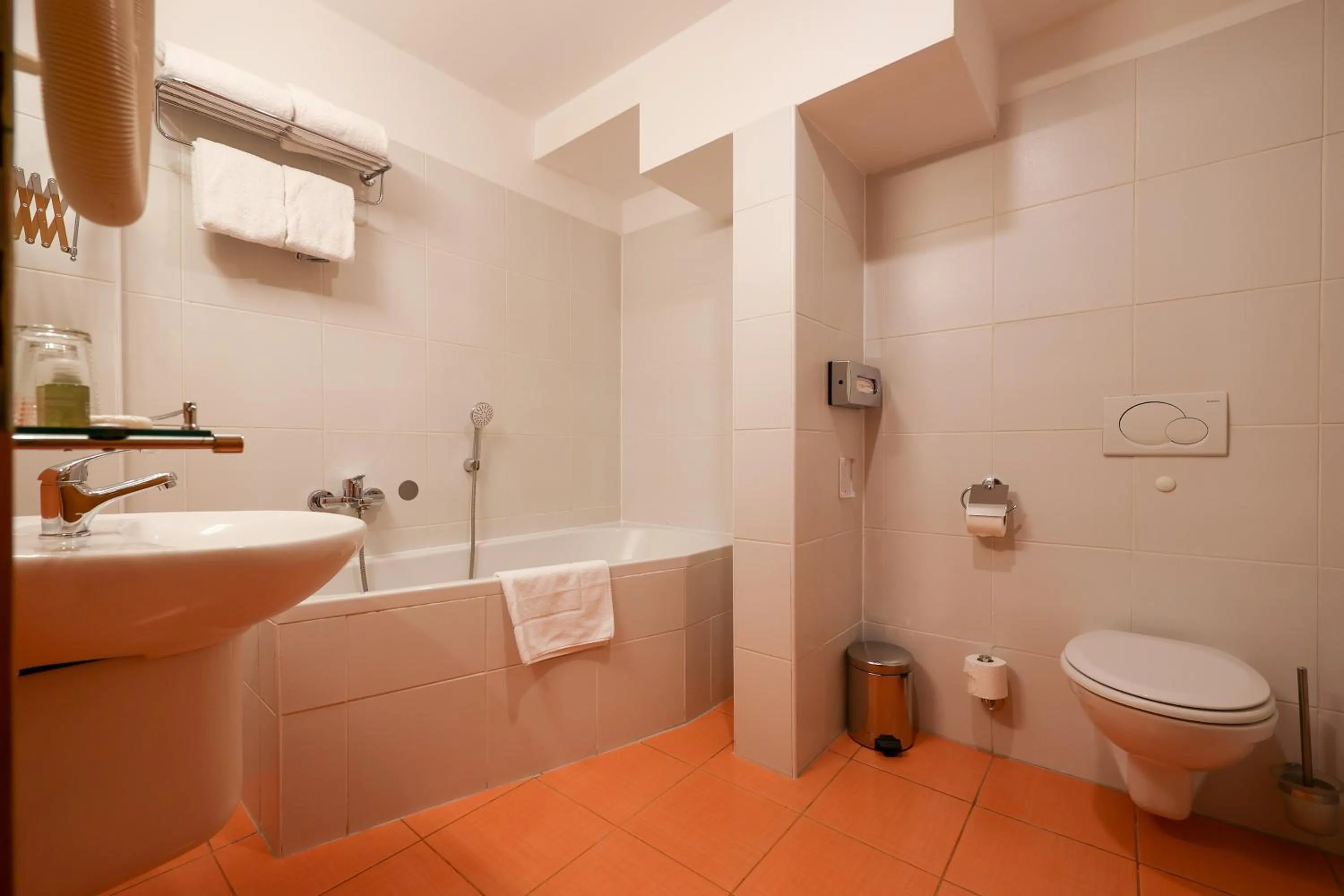 Toilet in Hotel Mlýn