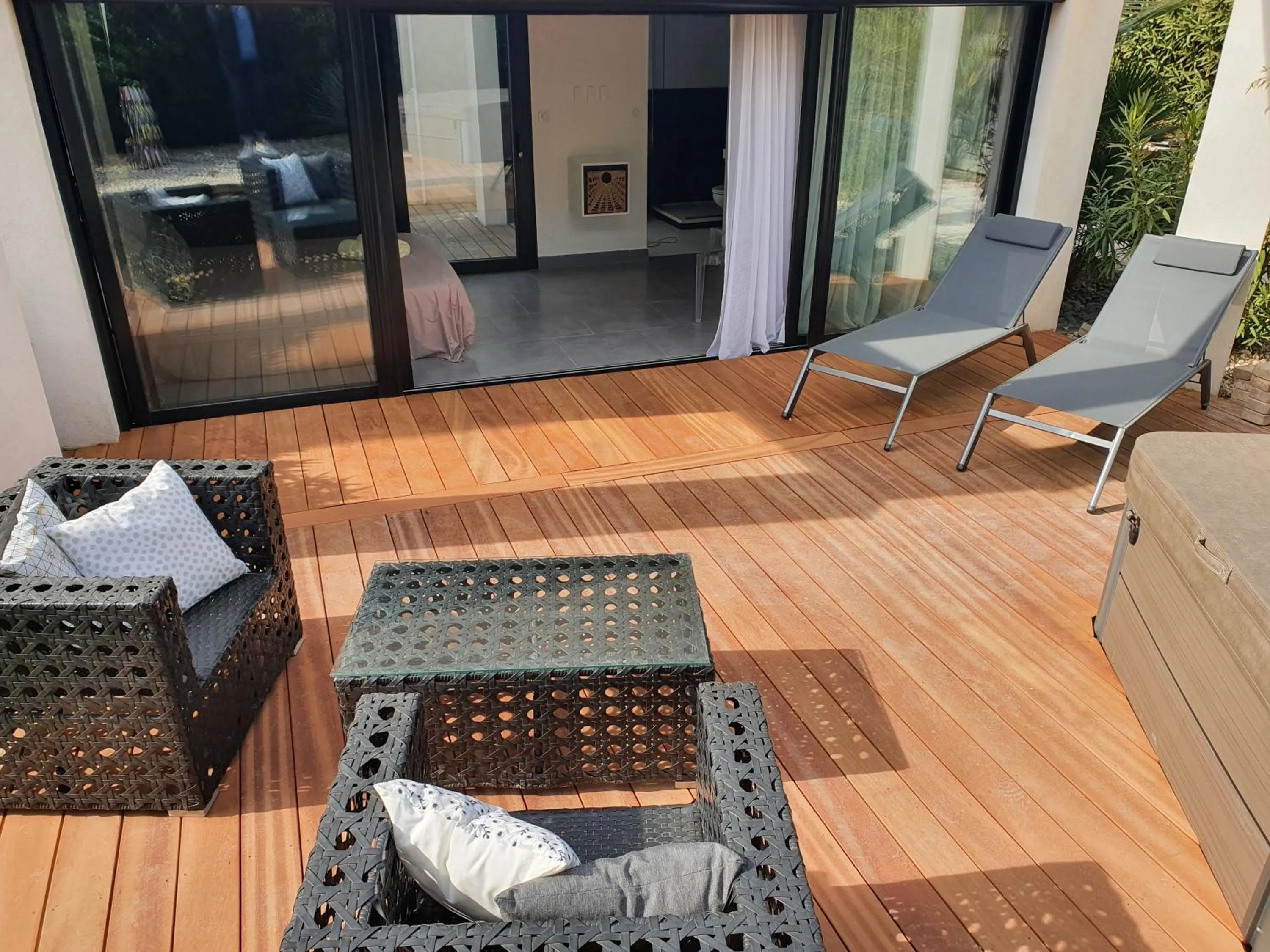 Balcony/Terrace in La Villa Blanche