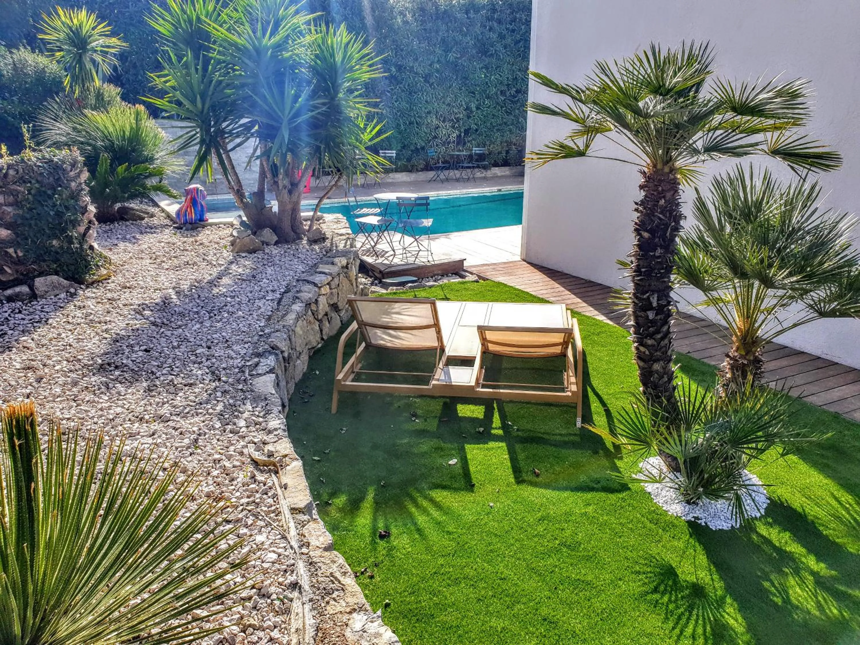 Garden in La Villa Blanche