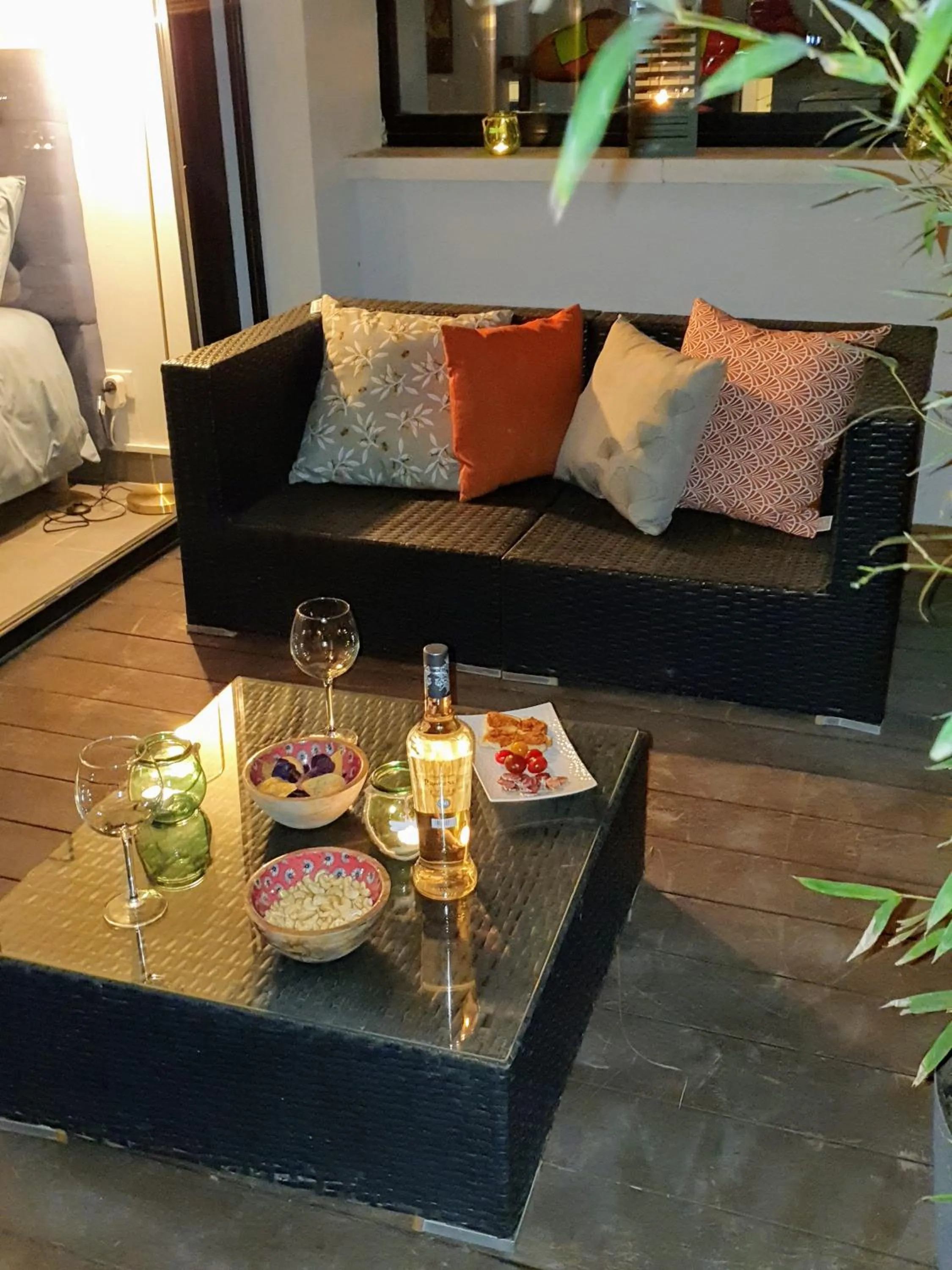 Patio in La Villa Blanche