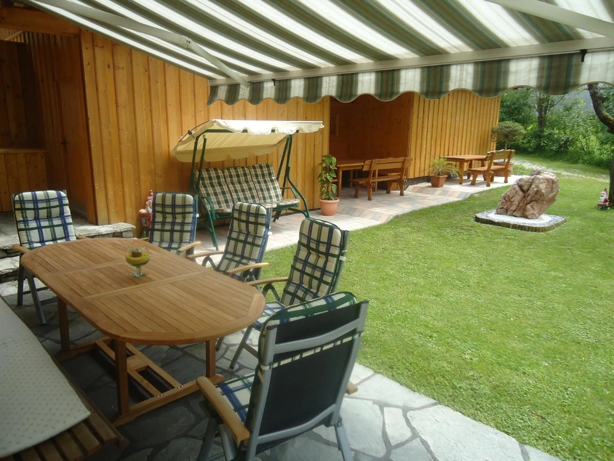 Garden in Pension Wald