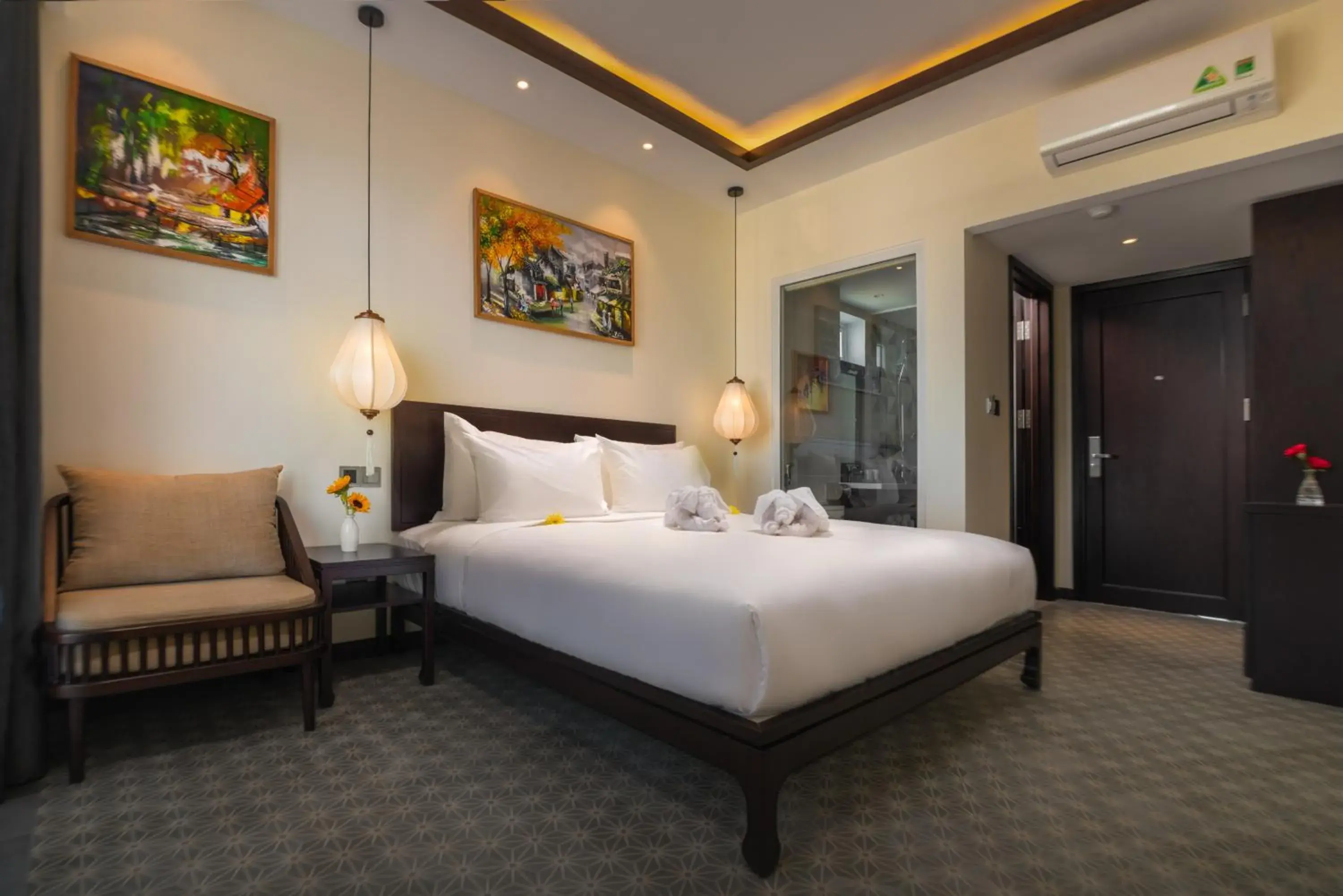 Bedroom, Bed in Hoi An Merrily De Art Hotel Bedroom, Bed in Hoi An Merrily De Art Hotel