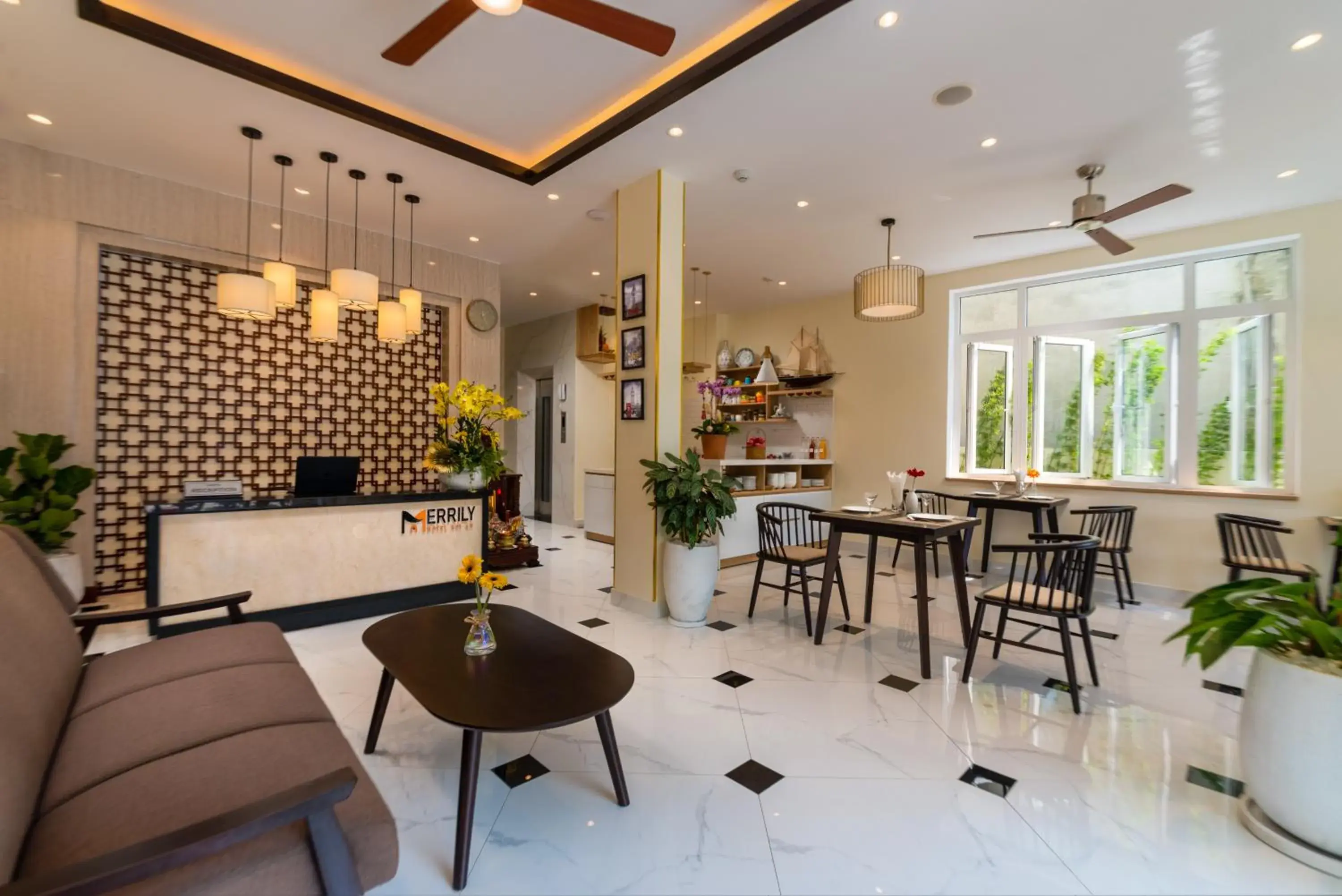 Lobby or reception in Hoi An Merrily De Art Hotel Lobby or reception in Hoi An Merrily De Art Hotel