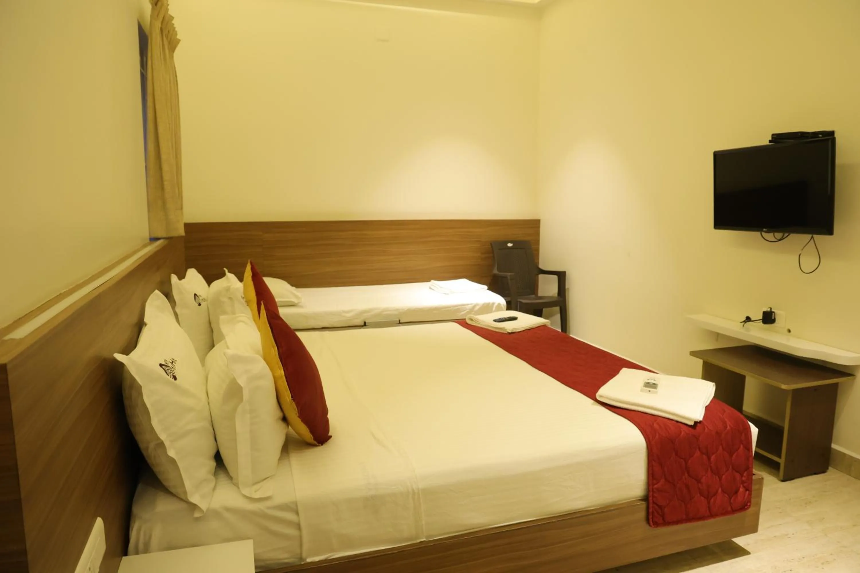 Bed in Hotel Amoha