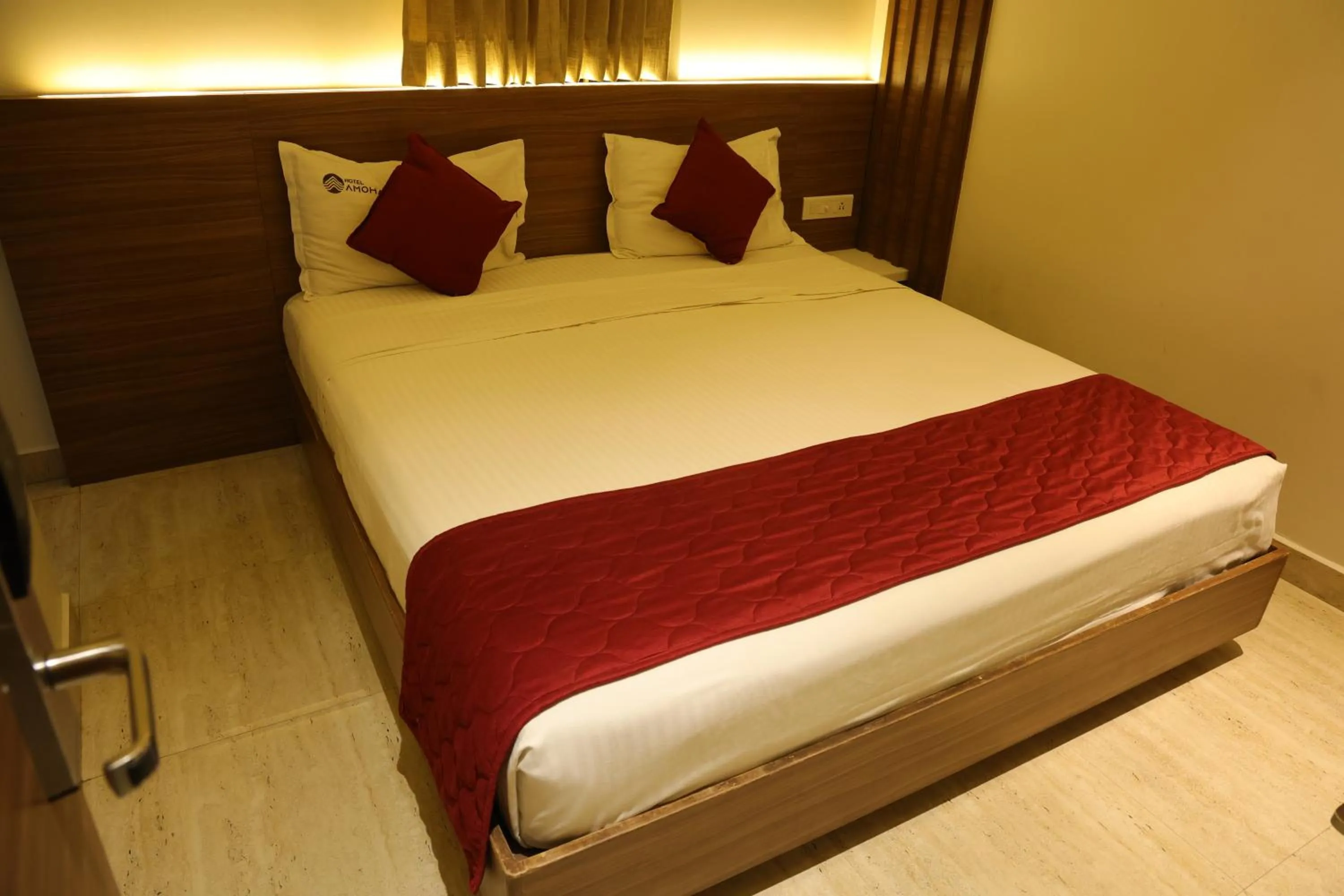 Bed in Hotel Amoha