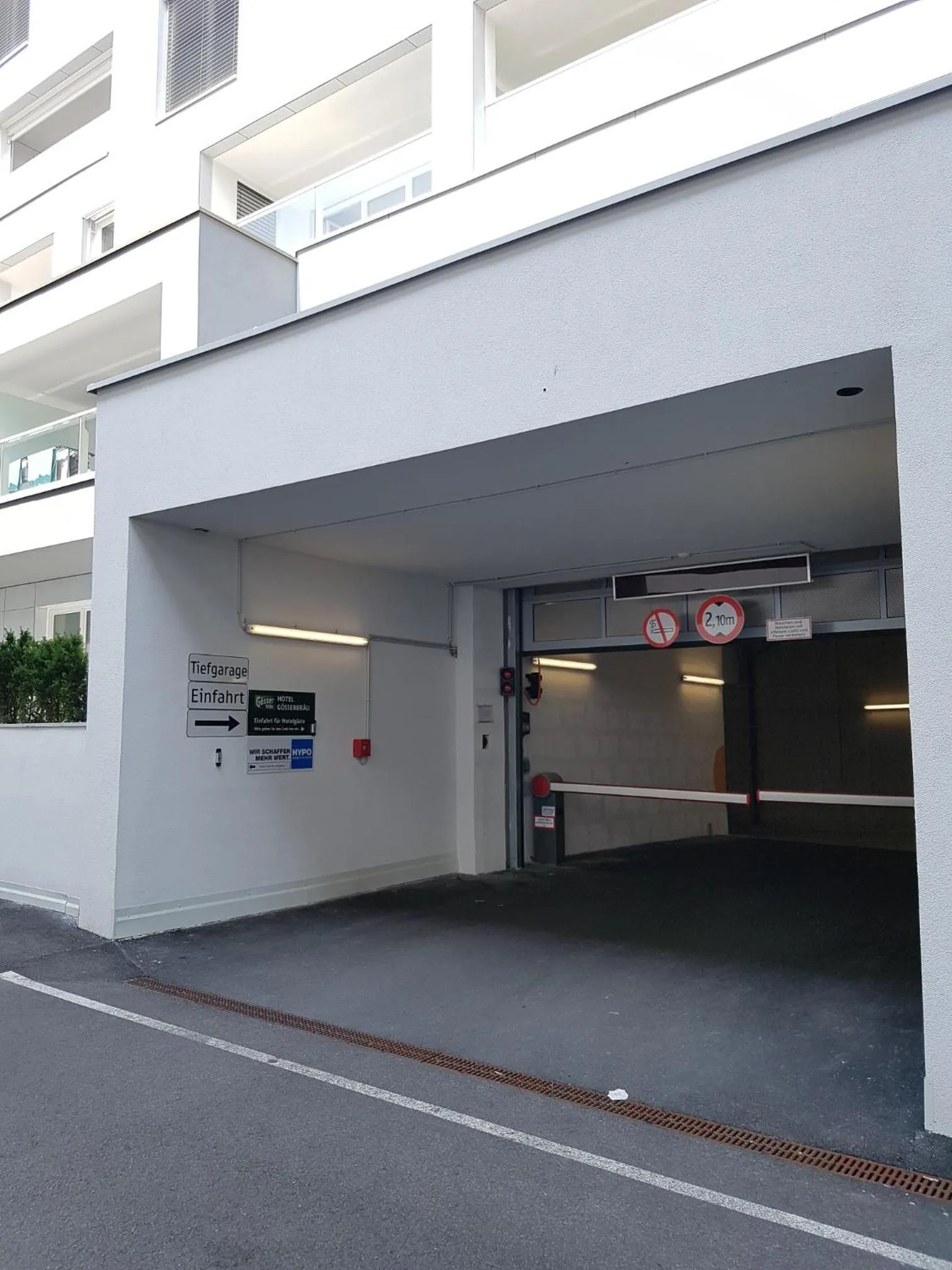 Facade/entrance in Hotel Gösser Bräu