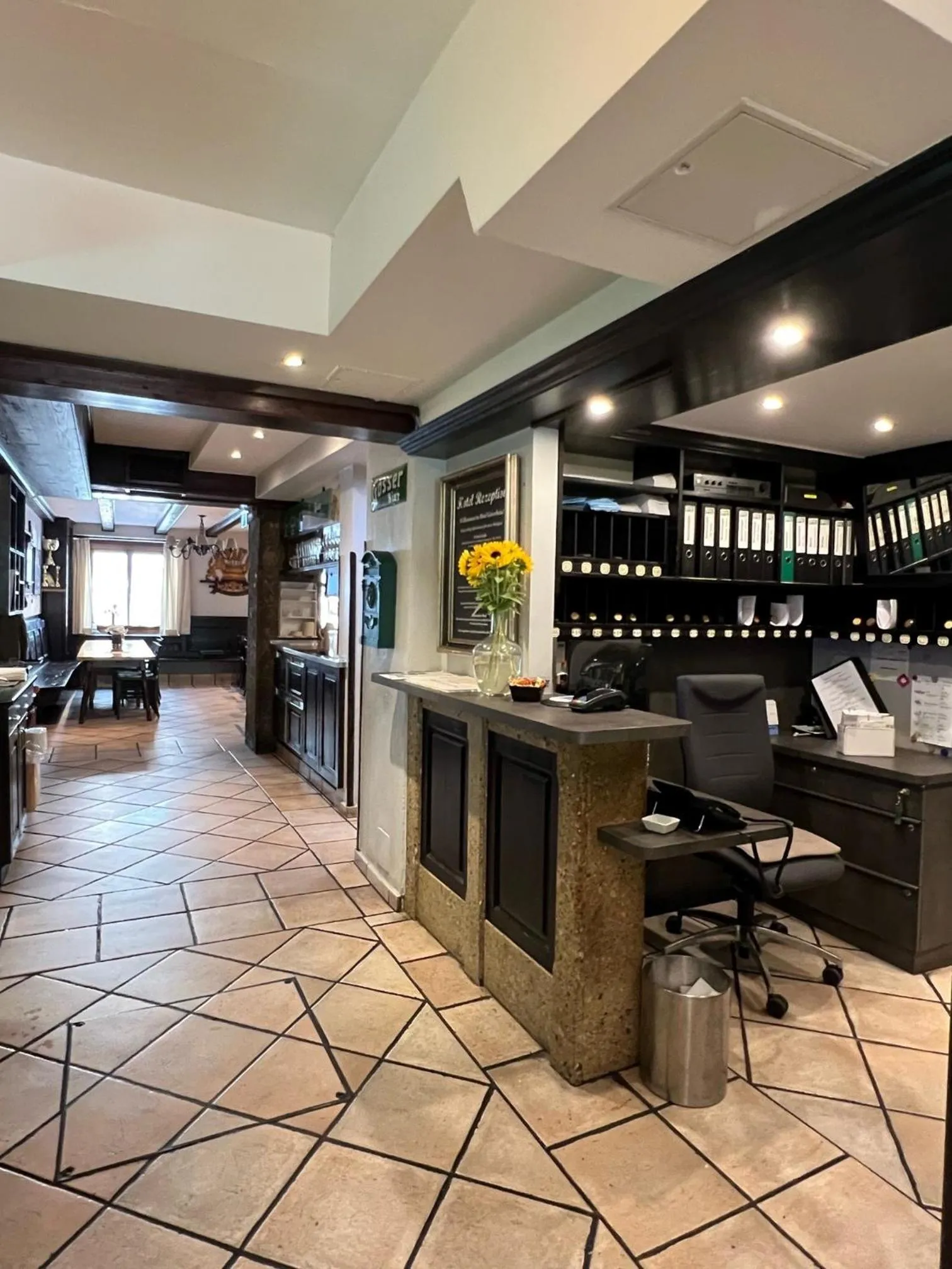 Lobby or reception in Hotel Gösser Bräu