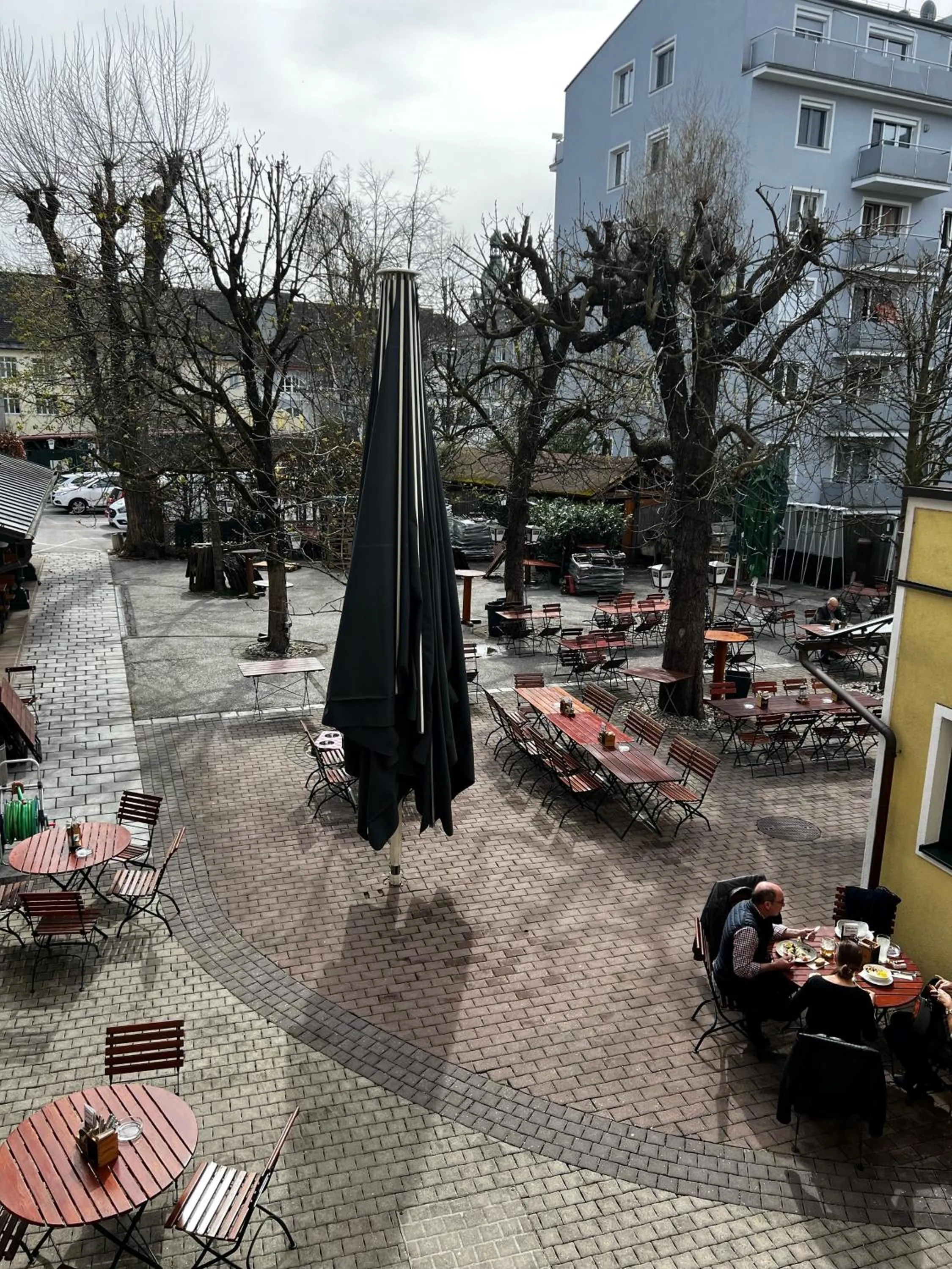 Patio in Hotel Gösser Bräu