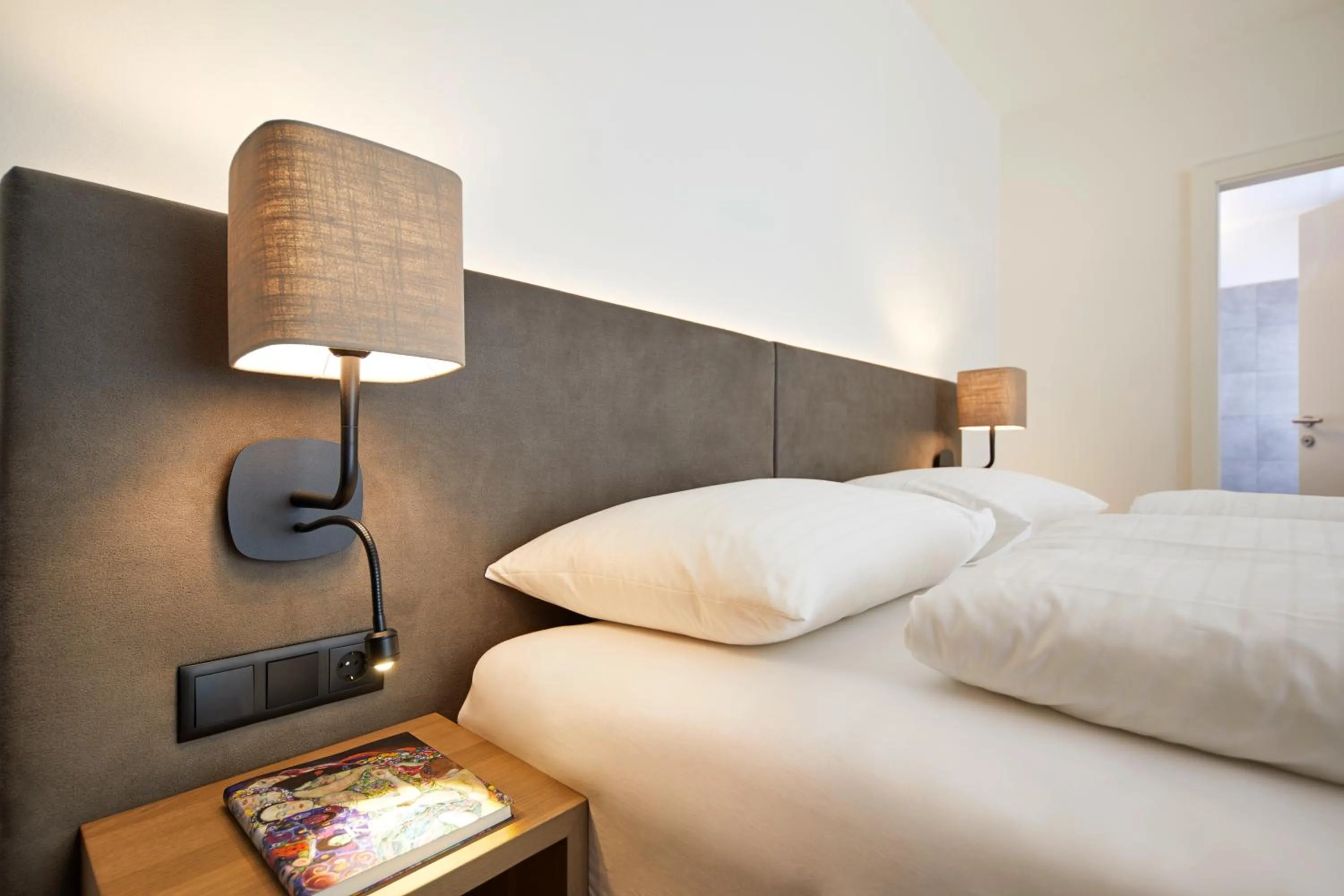 Bed in Hotel Gösser Bräu