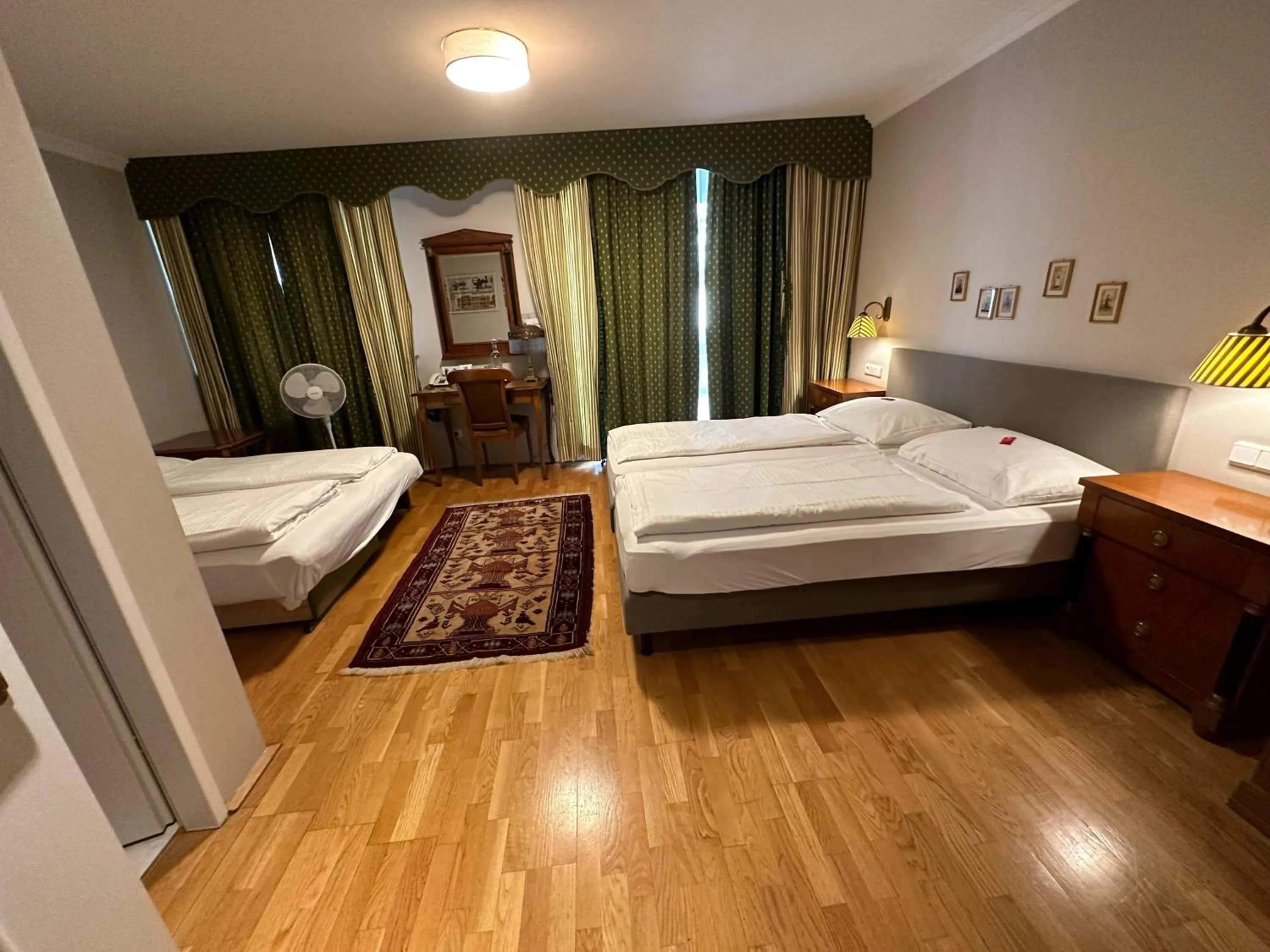 Photo of the whole room, Bed in Hotel Gösser Bräu