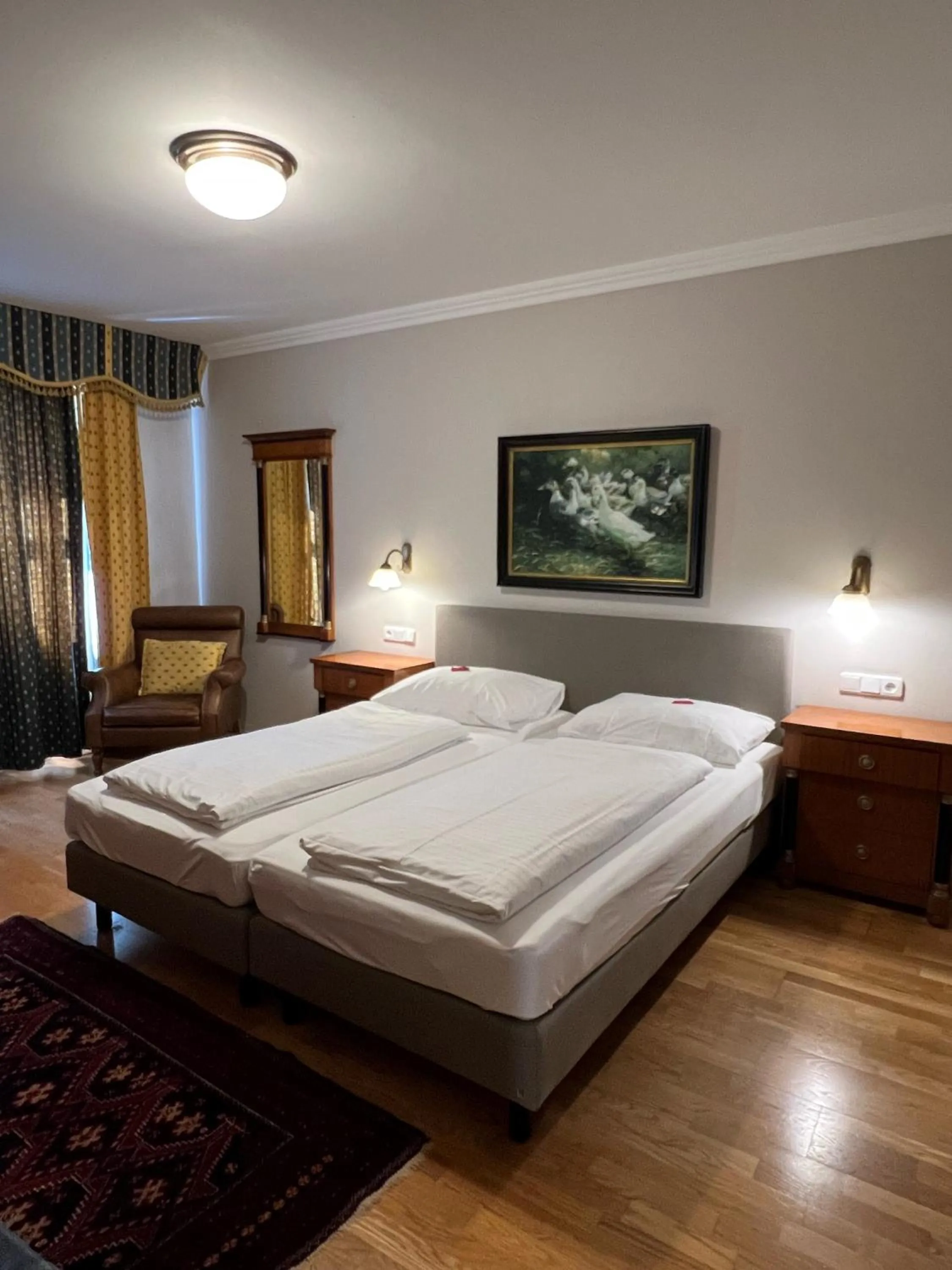 Bed in Hotel Gösser Bräu