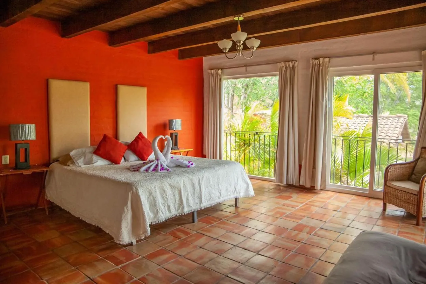 Bed in Hotel Villa Cantabria