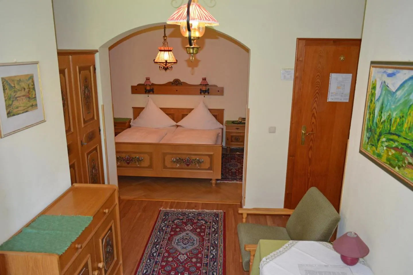 Photo of the whole room, Bed in Hotel Garni Sonnenhof