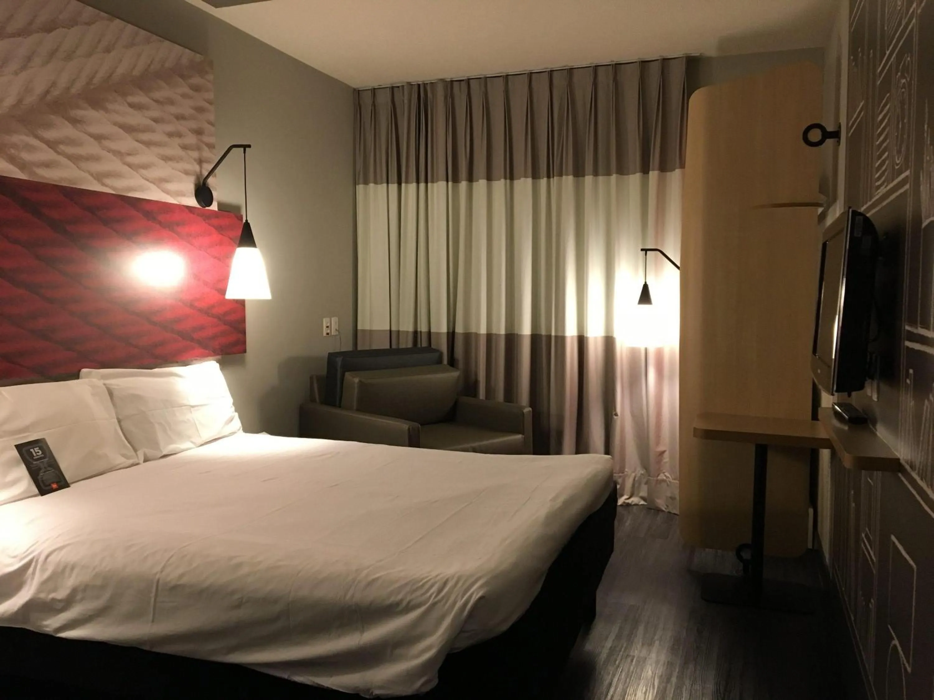 Bedroom, Bed in ibis Santos Gonzaga Praia