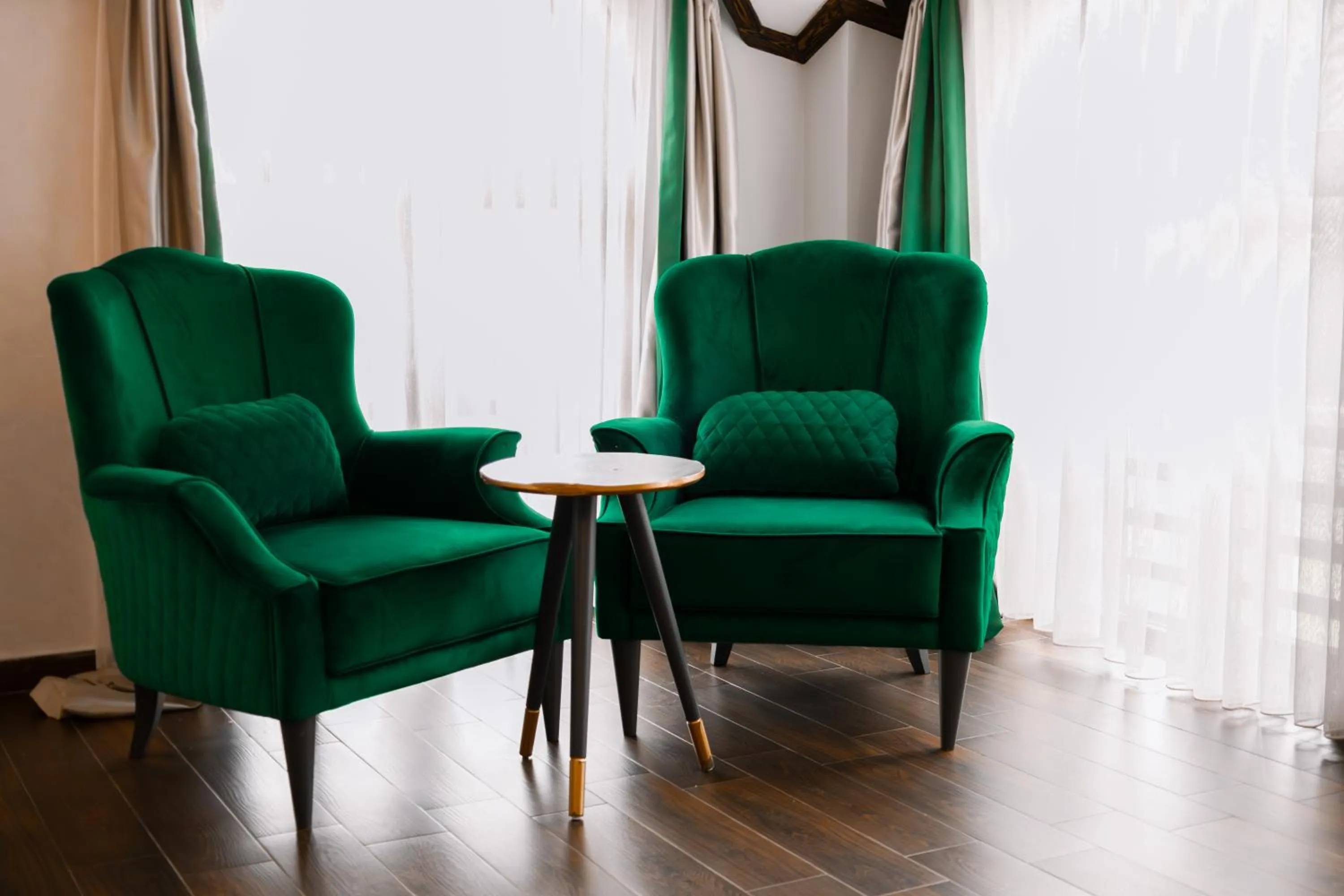 Living room in Quba Vadi Chalet Hotel