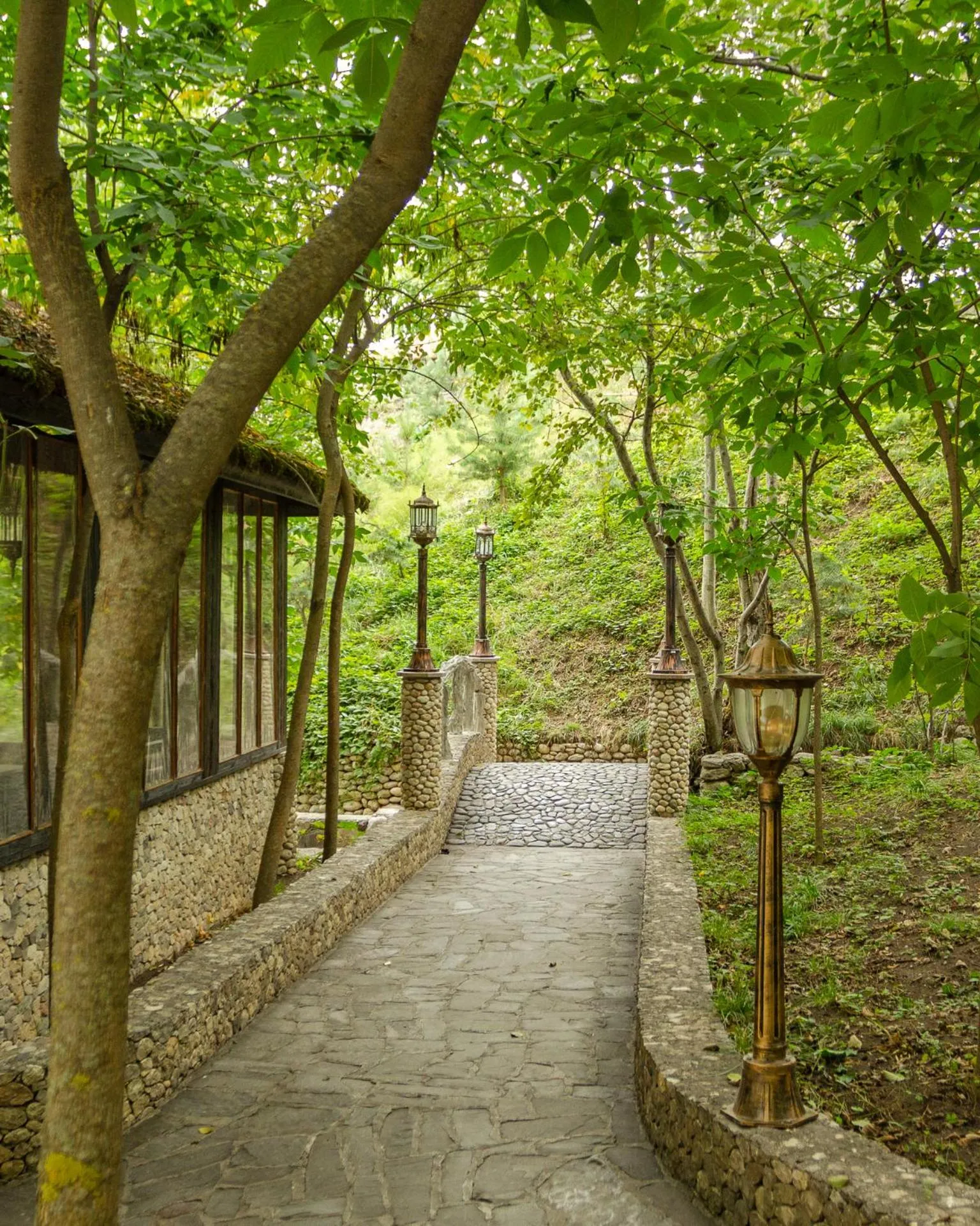 Garden in Quba Vadi Chalet Hotel