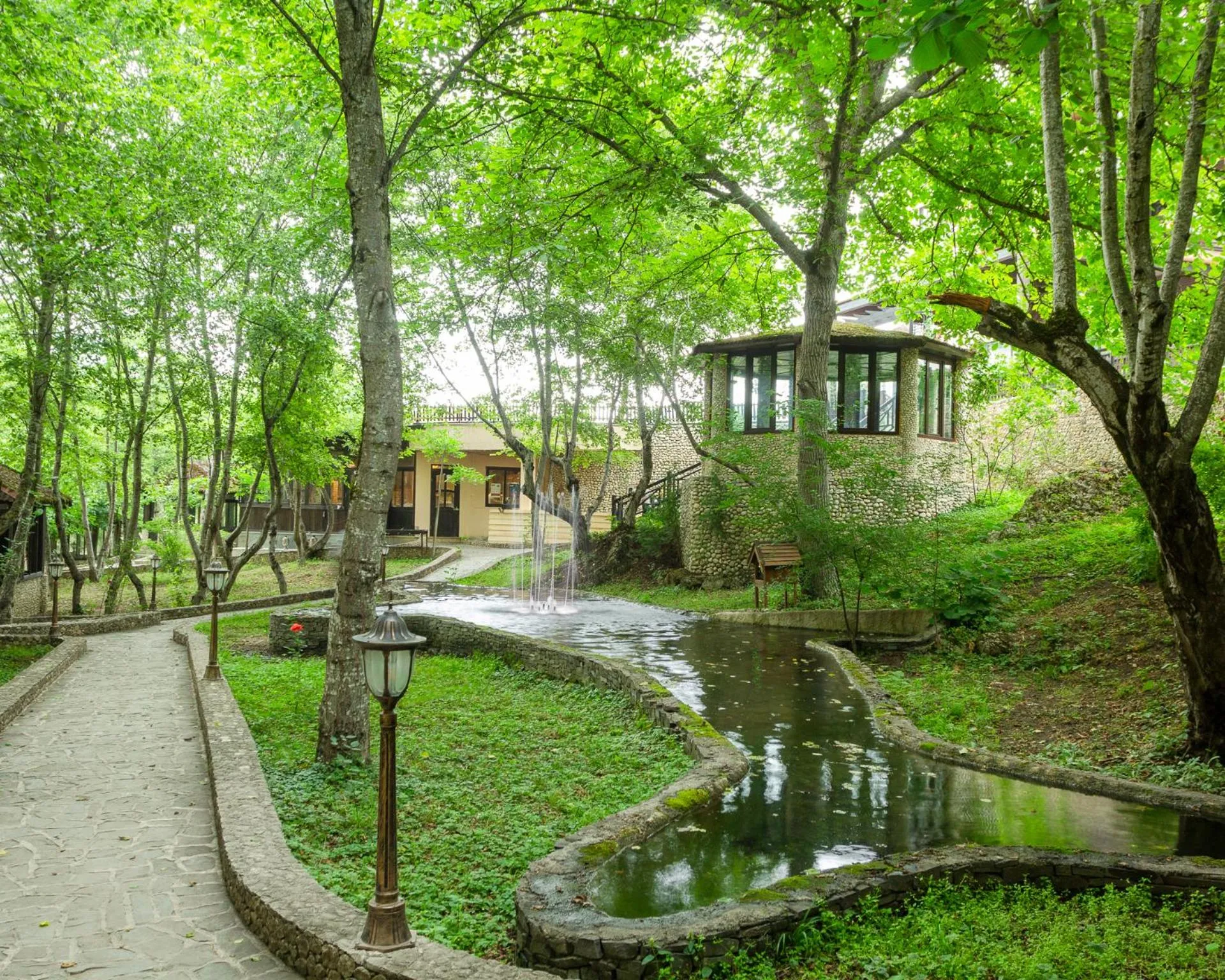 Garden in Quba Vadi Chalet Hotel