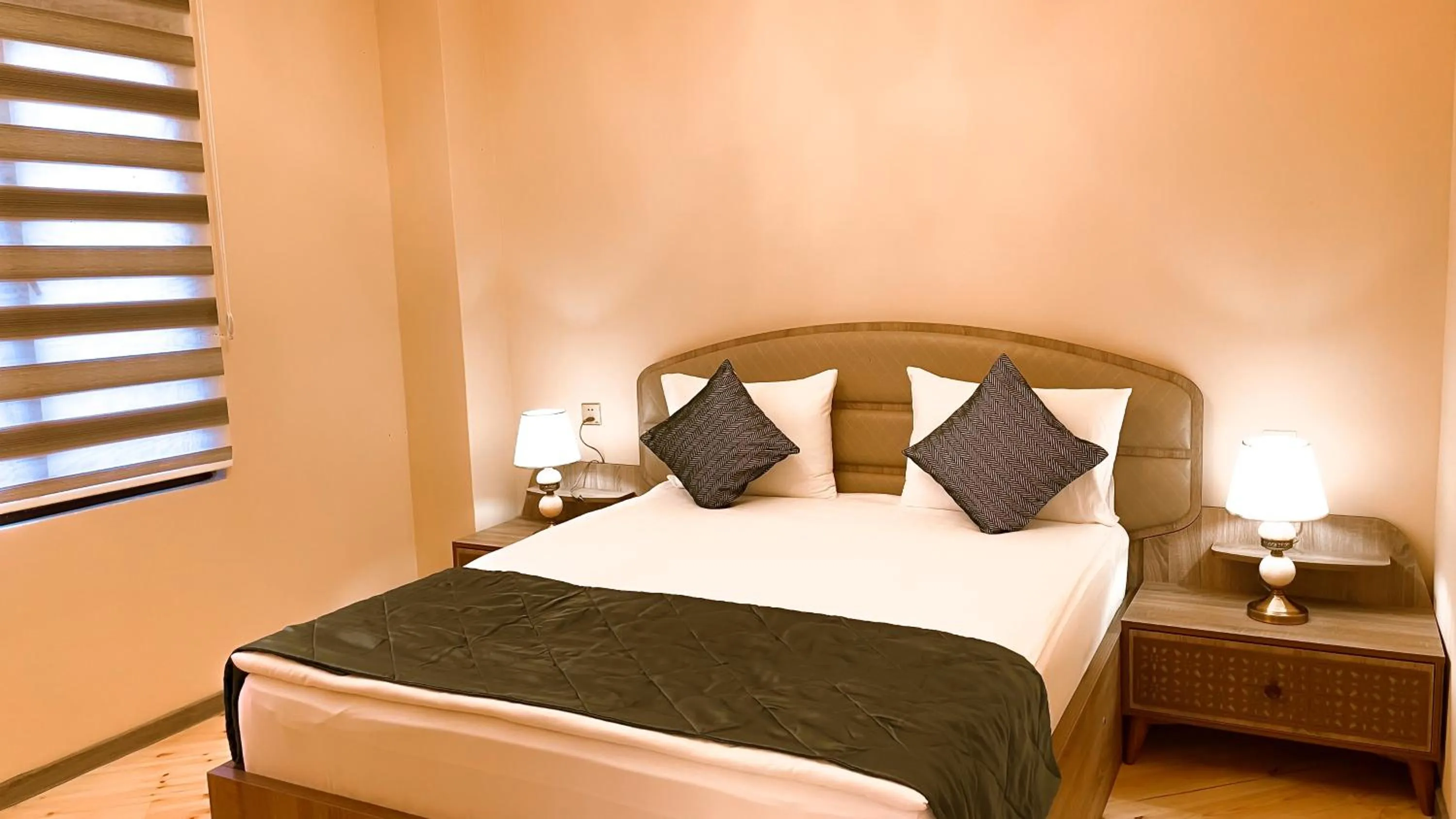 Bed in Quba Vadi Chalet Hotel
