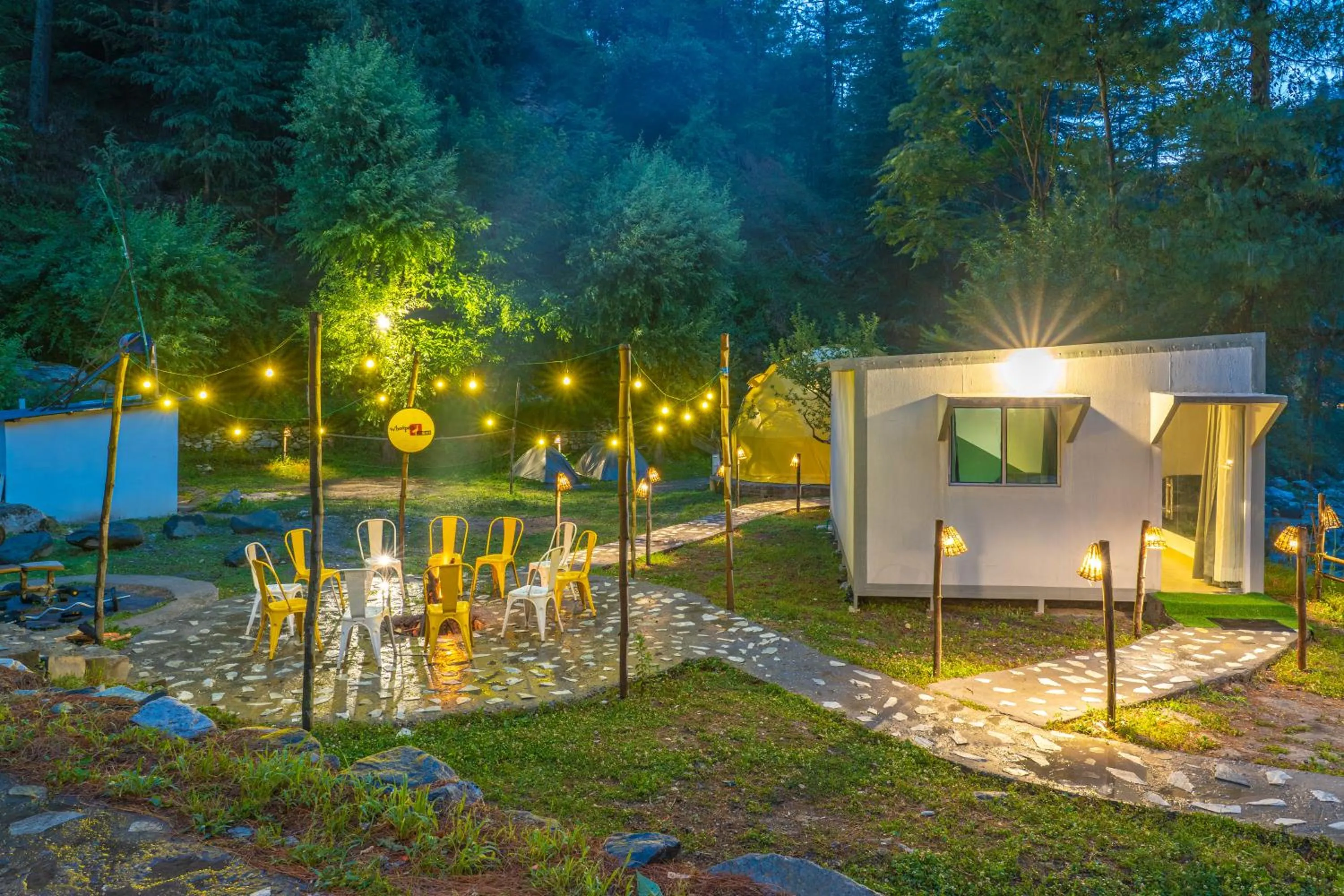 Garden in Whoopers Boutique Resort Jibhi