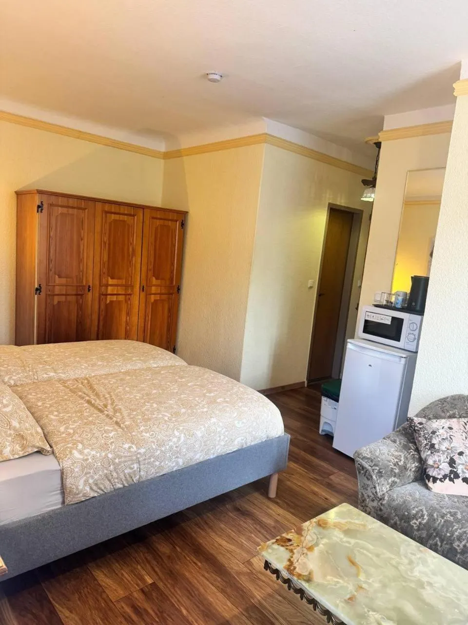 Bed in Landhotel Waldschänke