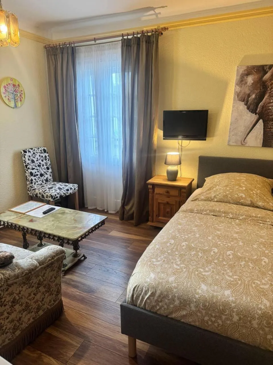 Bed in Landhotel Waldschänke