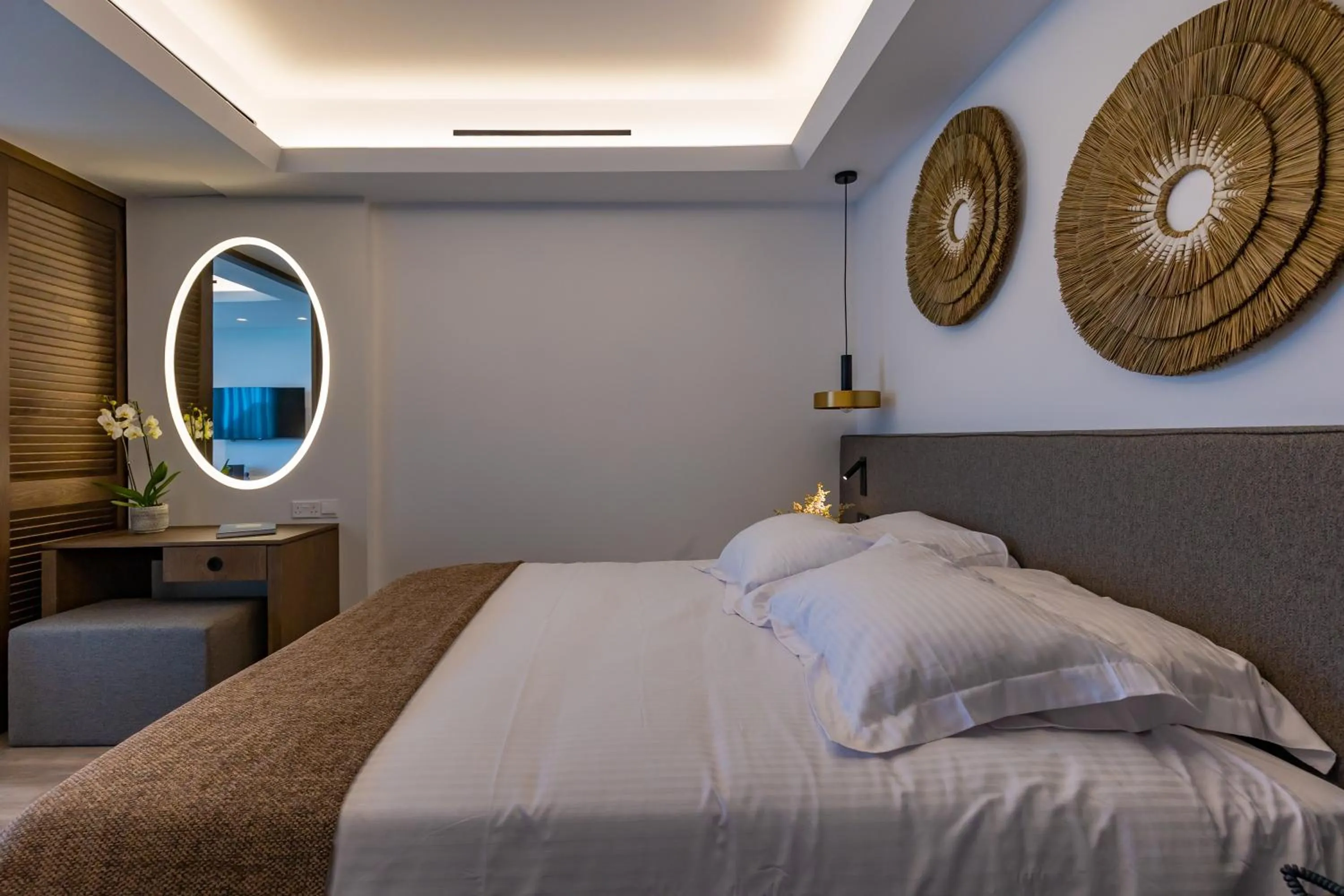 Bed in Tasia Maris Beach Hotel - Adults Only