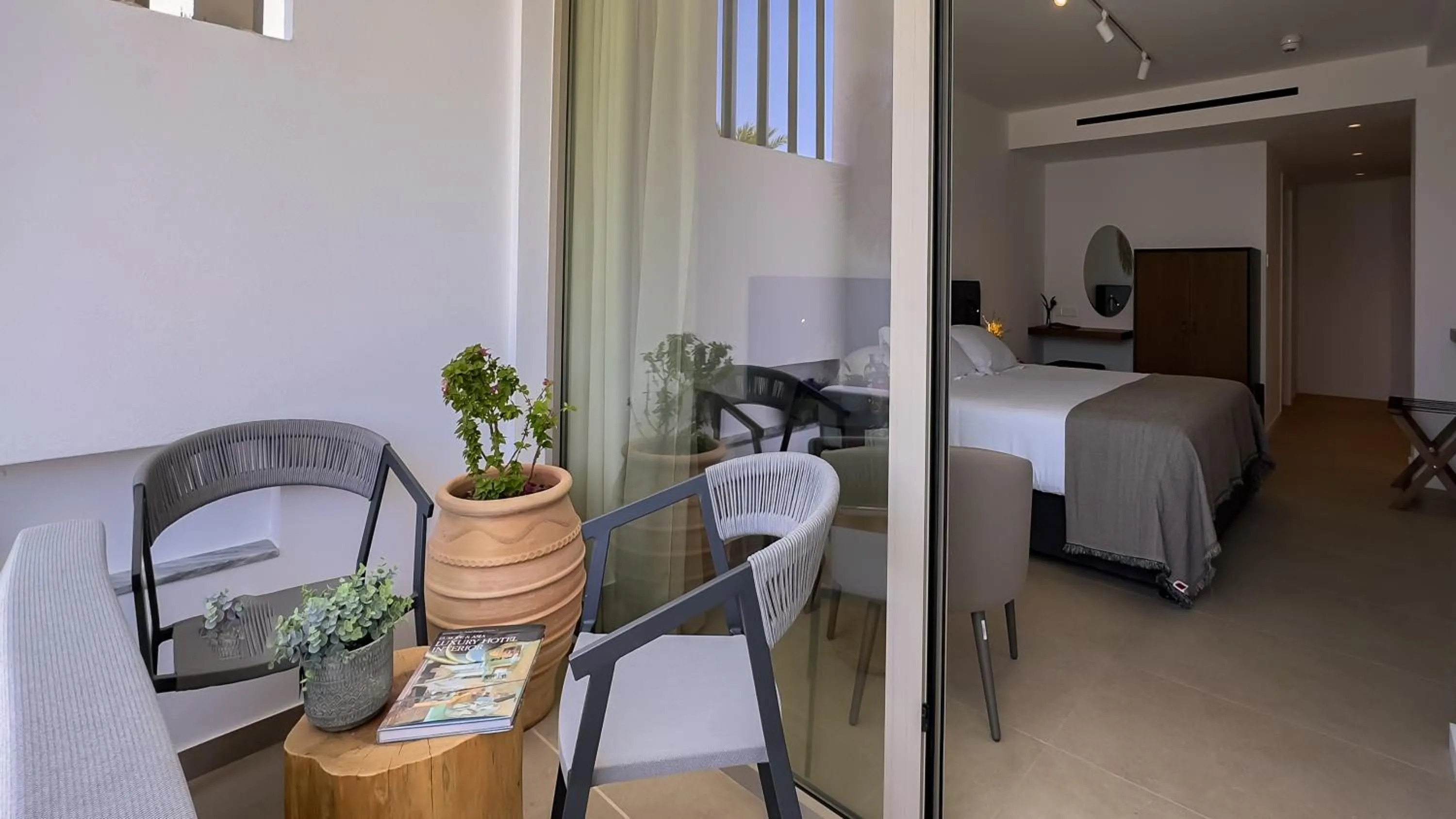 Bed in Tasia Maris Beach Hotel - Adults Only