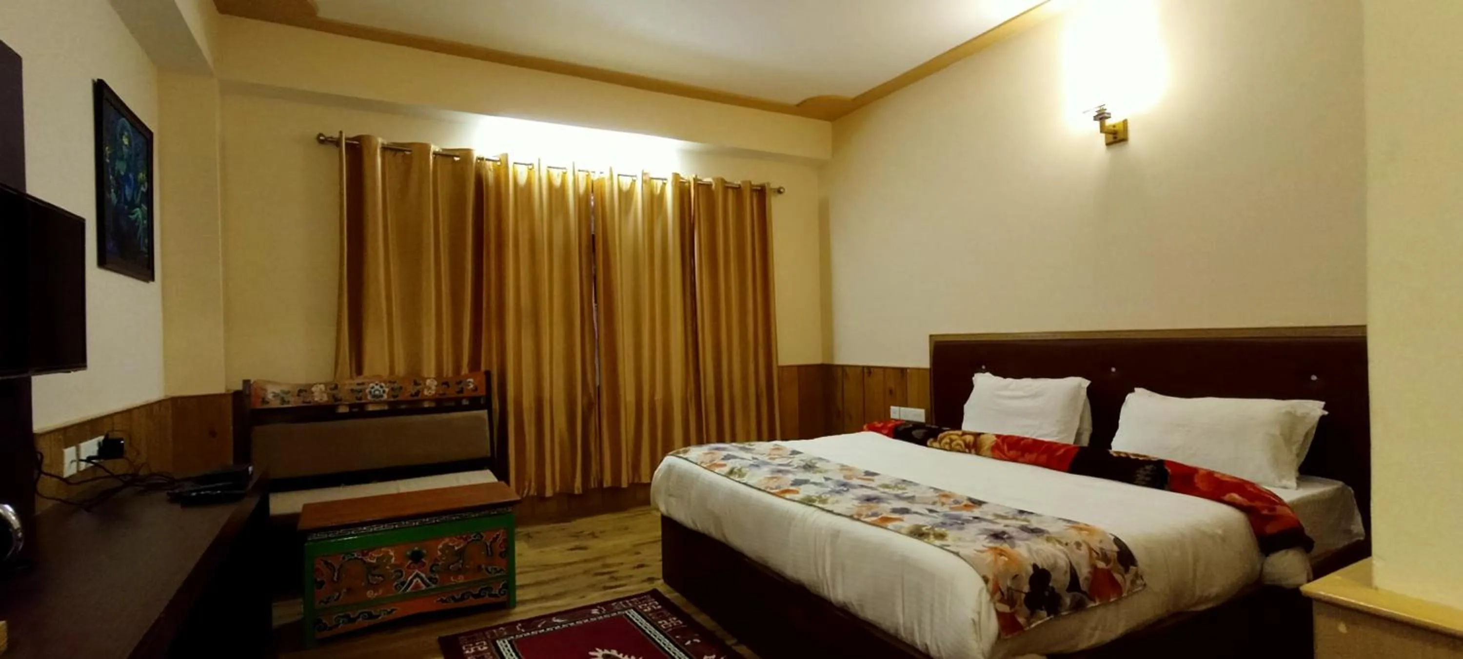 Bed in Le Coxy Resort Lachung