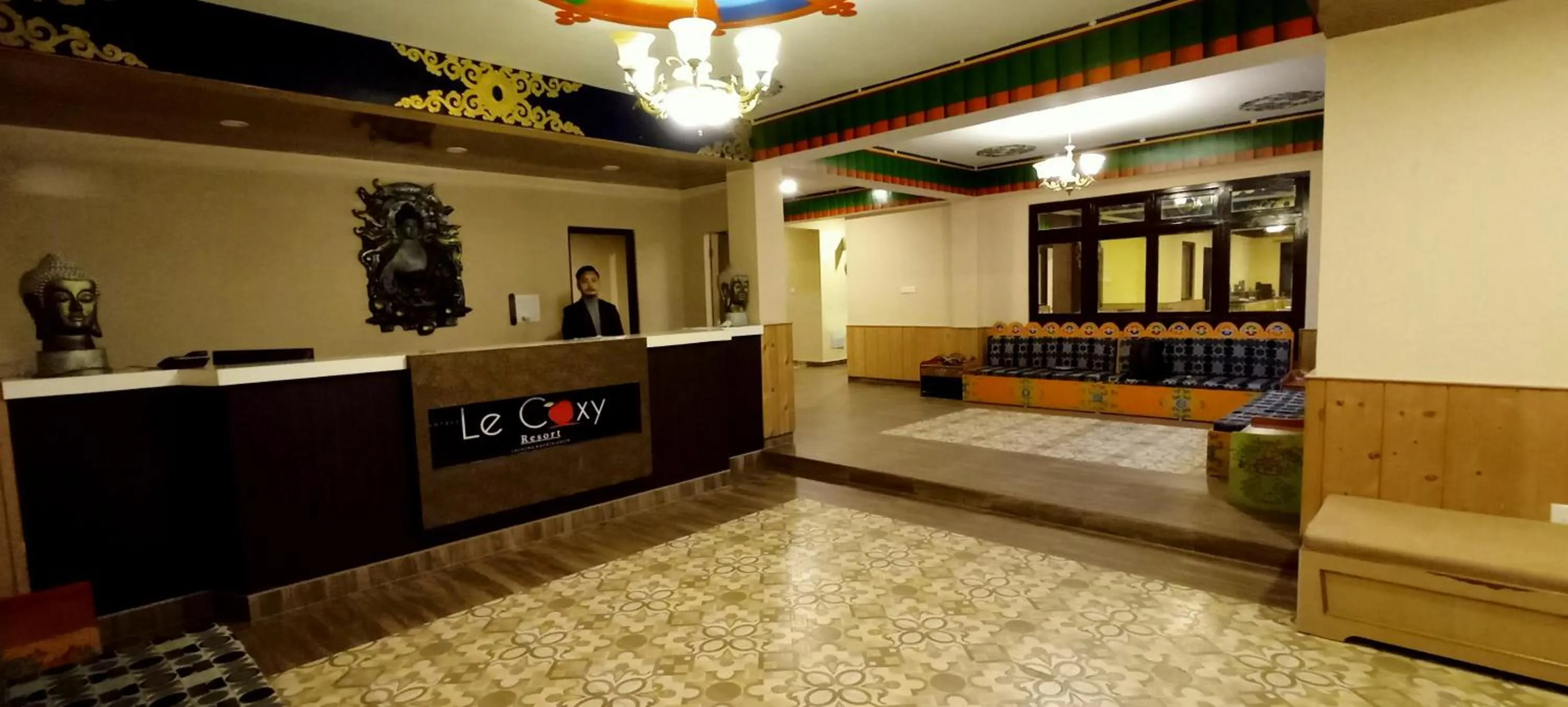 Lobby or reception in Le Coxy Resort Lachung