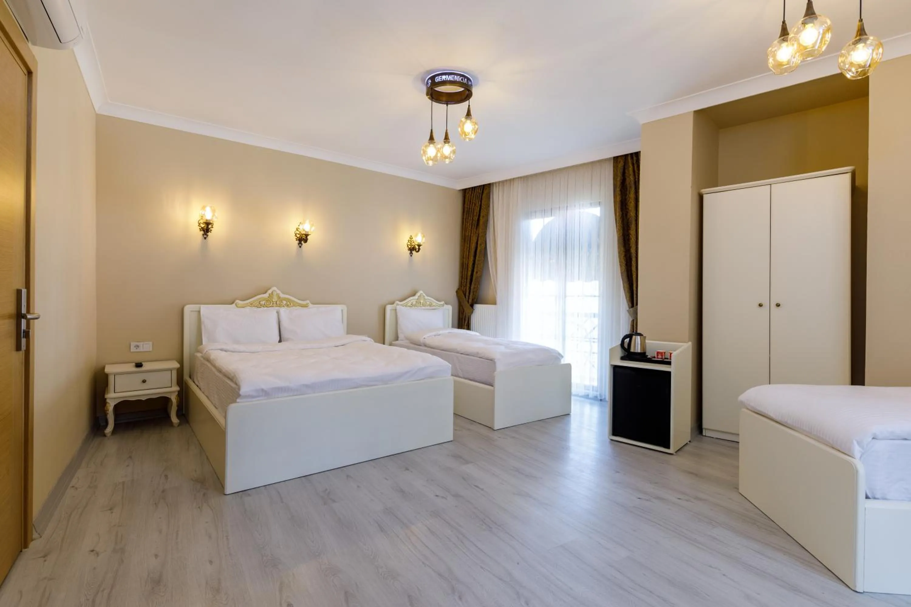 Bed in Germenicia Hotel