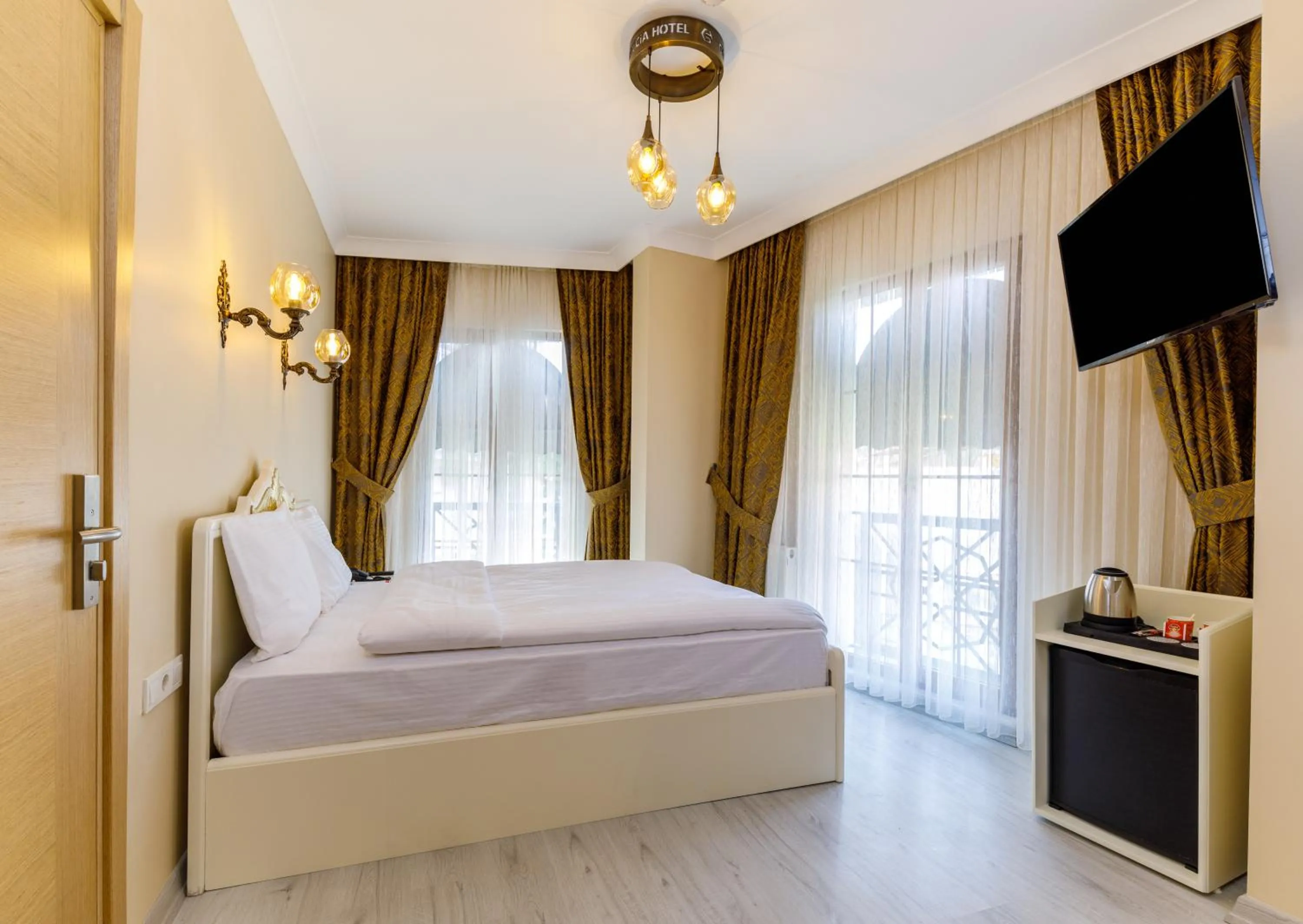 Bed in Germenicia Hotel