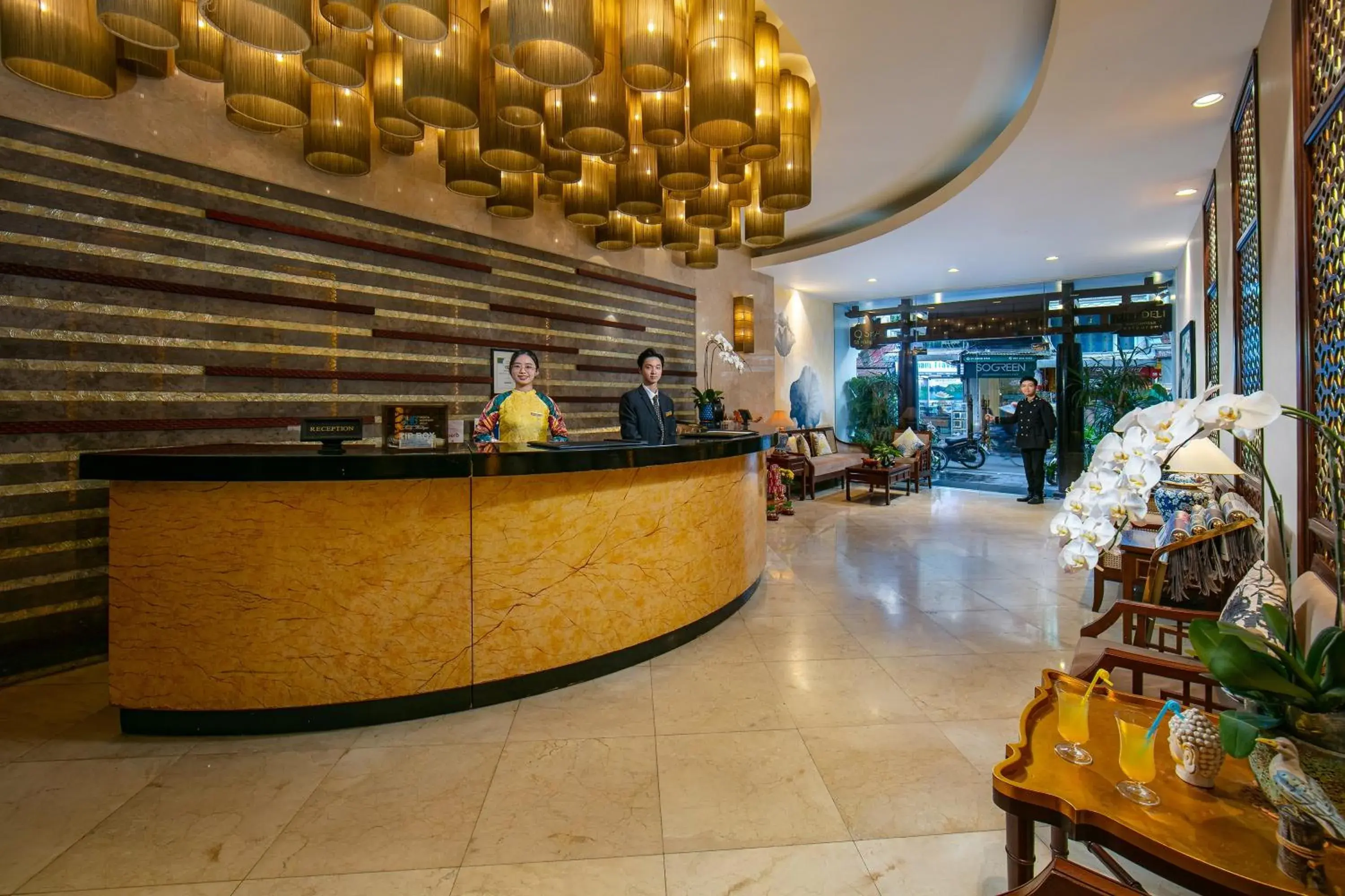 Lobby or reception in Oriental Suites Hotel & Spa Lobby or reception in Oriental Suites Hotel & Spa