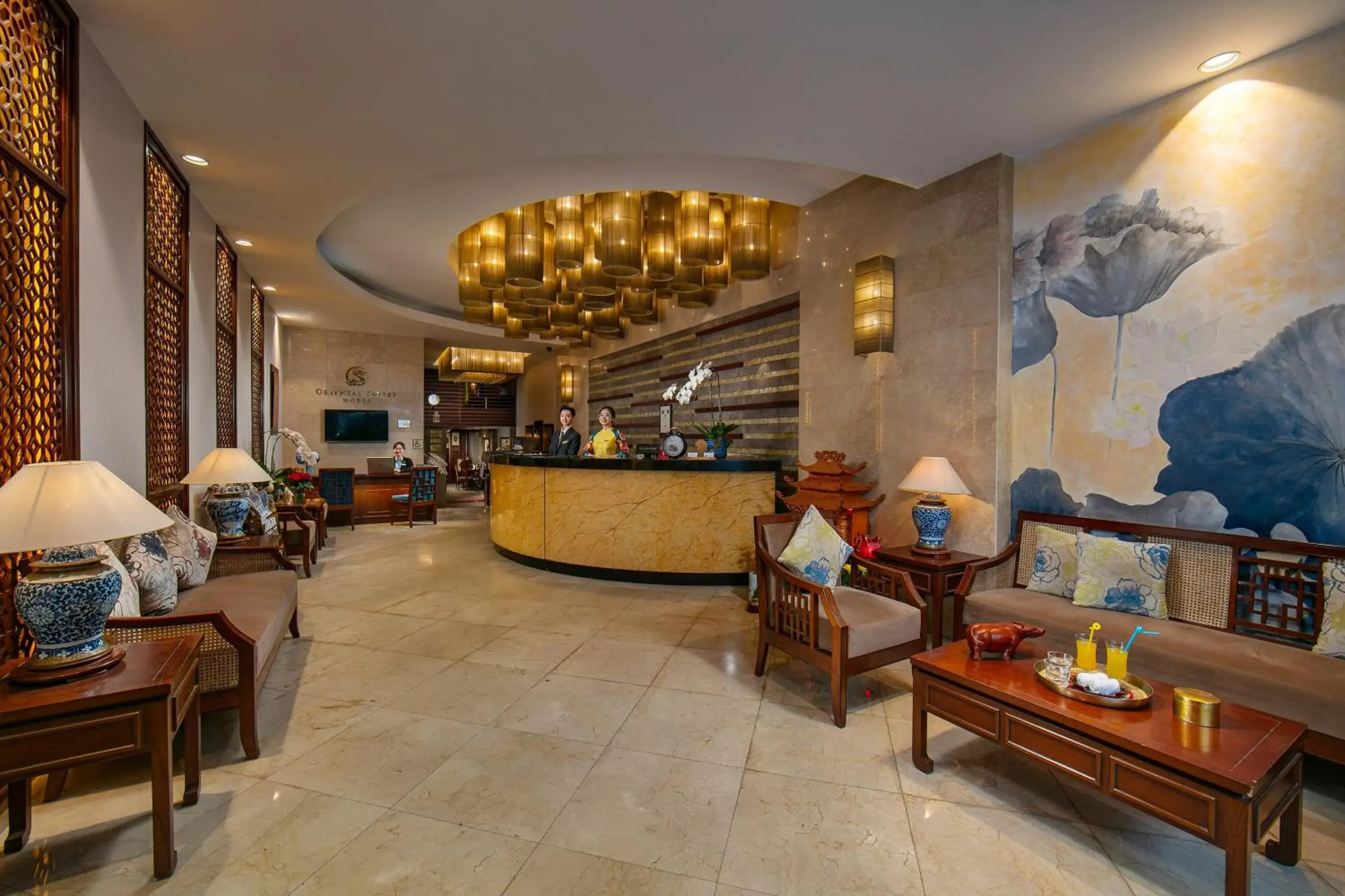 Lobby or reception in Oriental Suites Hotel & Spa Lobby or reception in Oriental Suites Hotel & Spa