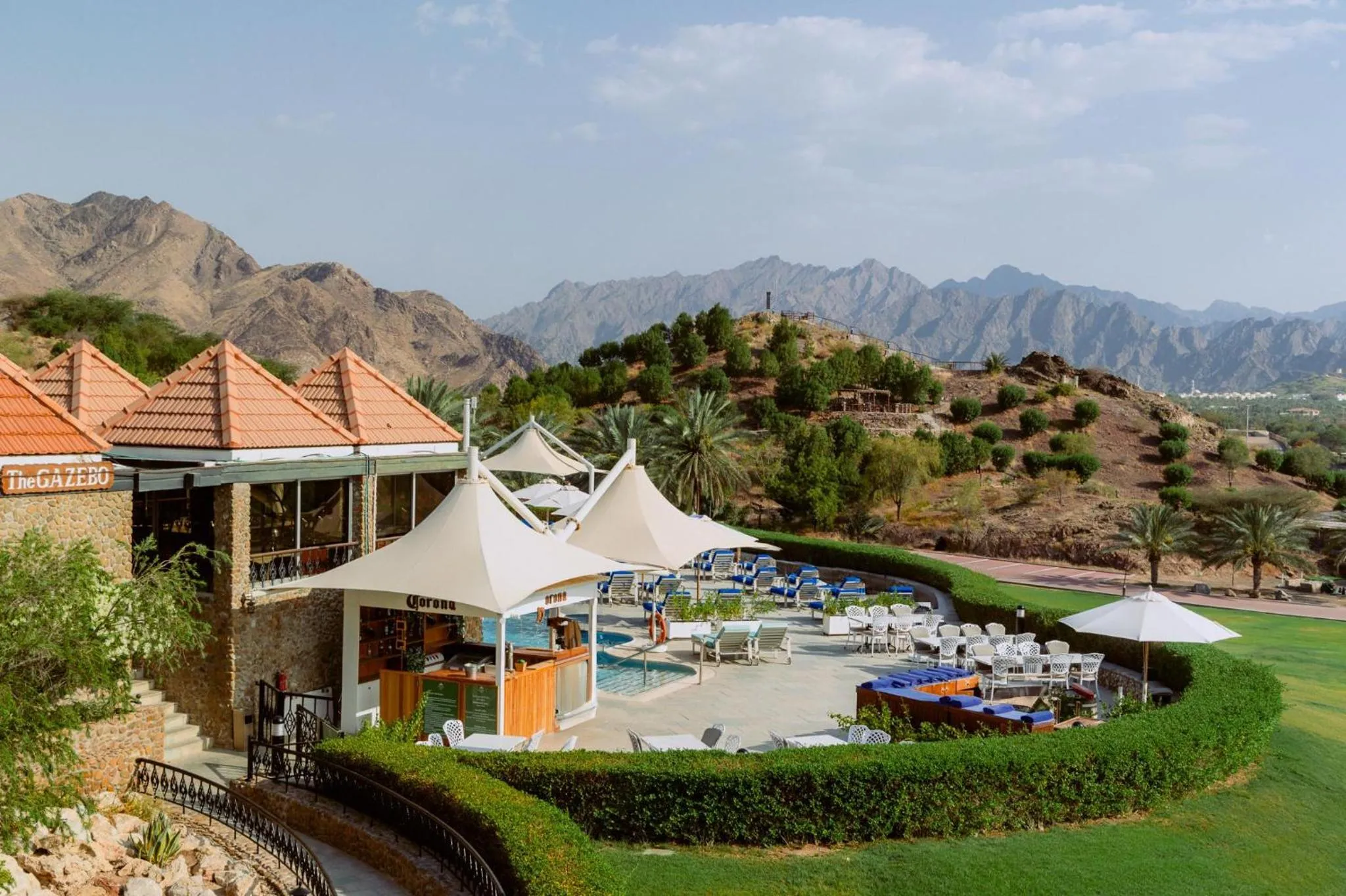 Swimming pool in JA Hatta Fort Hotel