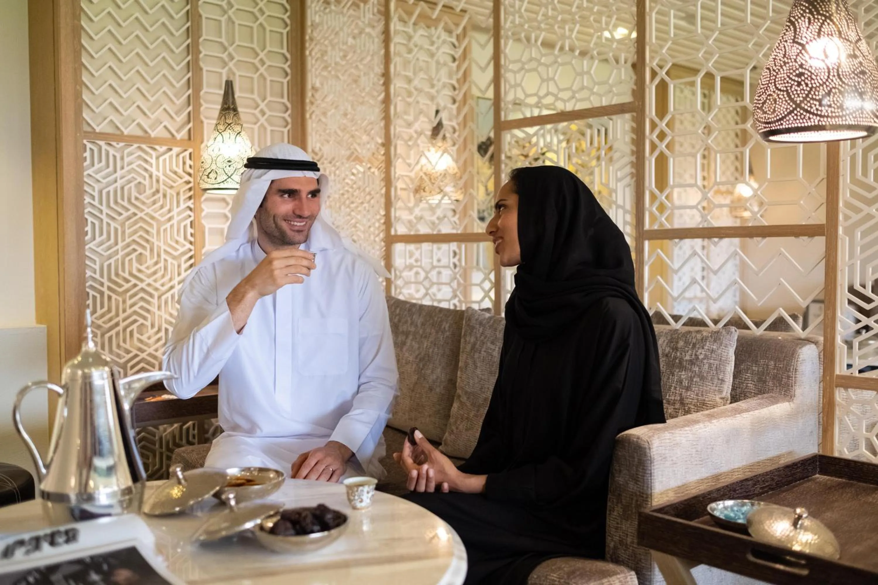 Lobby or reception in JA Hatta Fort Hotel