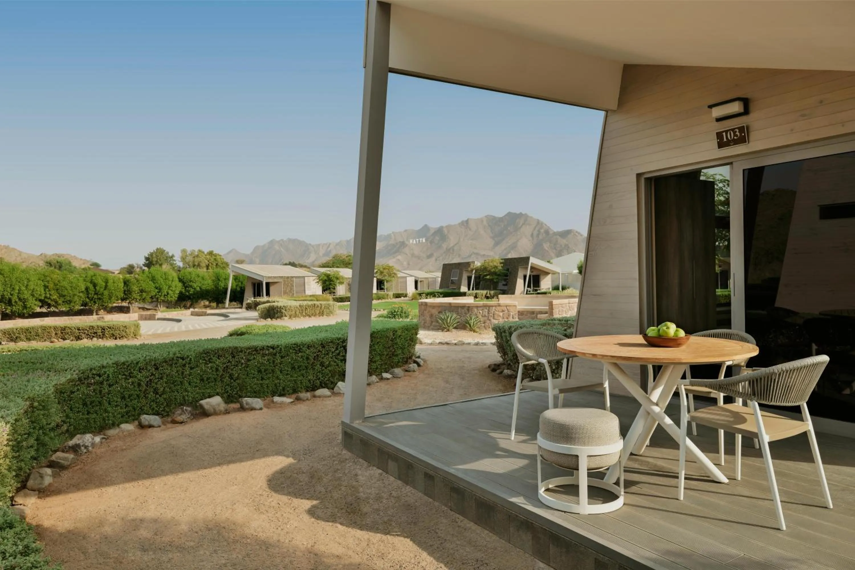 Balcony/Terrace in JA Hatta Fort Hotel
