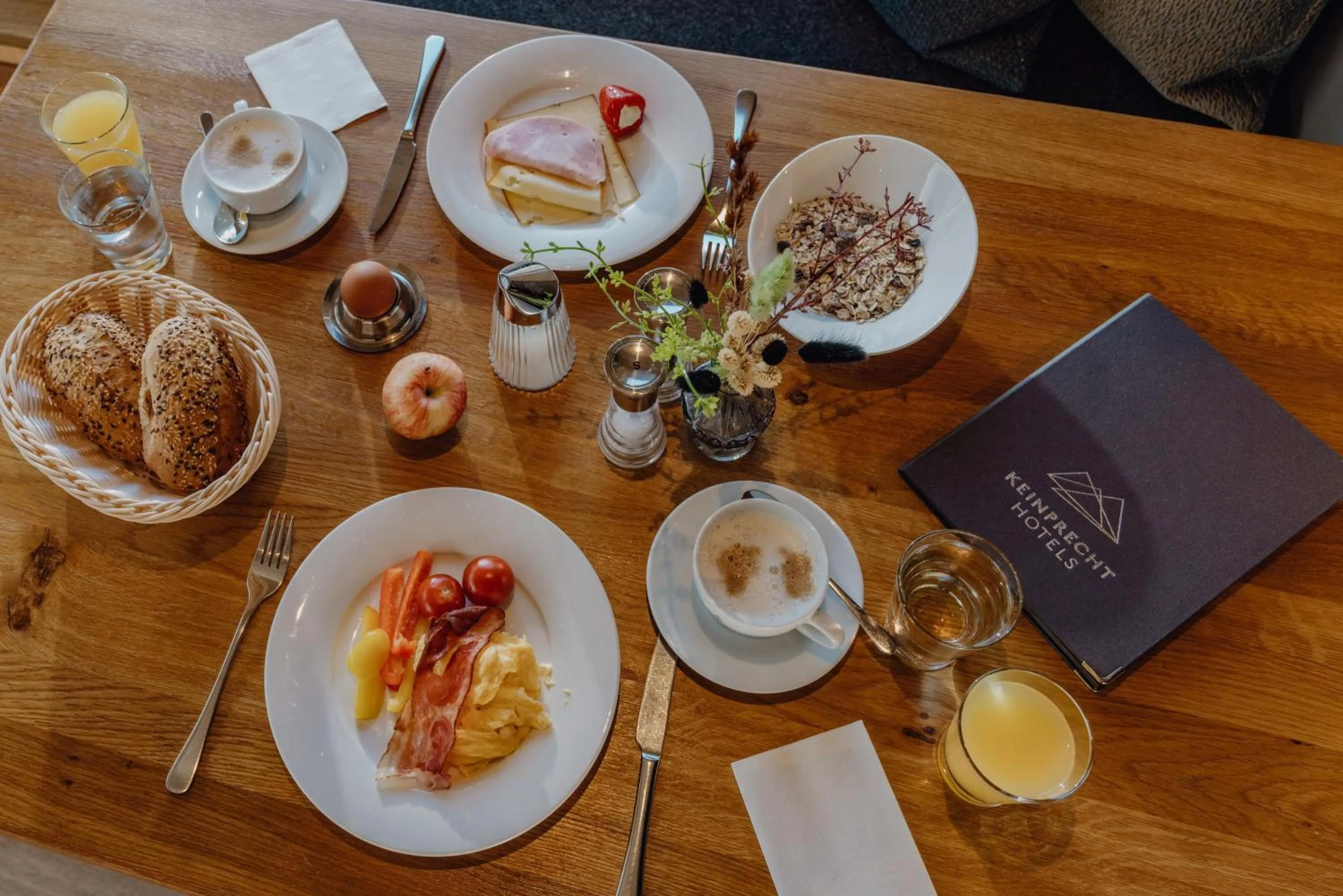 Food and drinks in Ferienalm Panorama Hotel