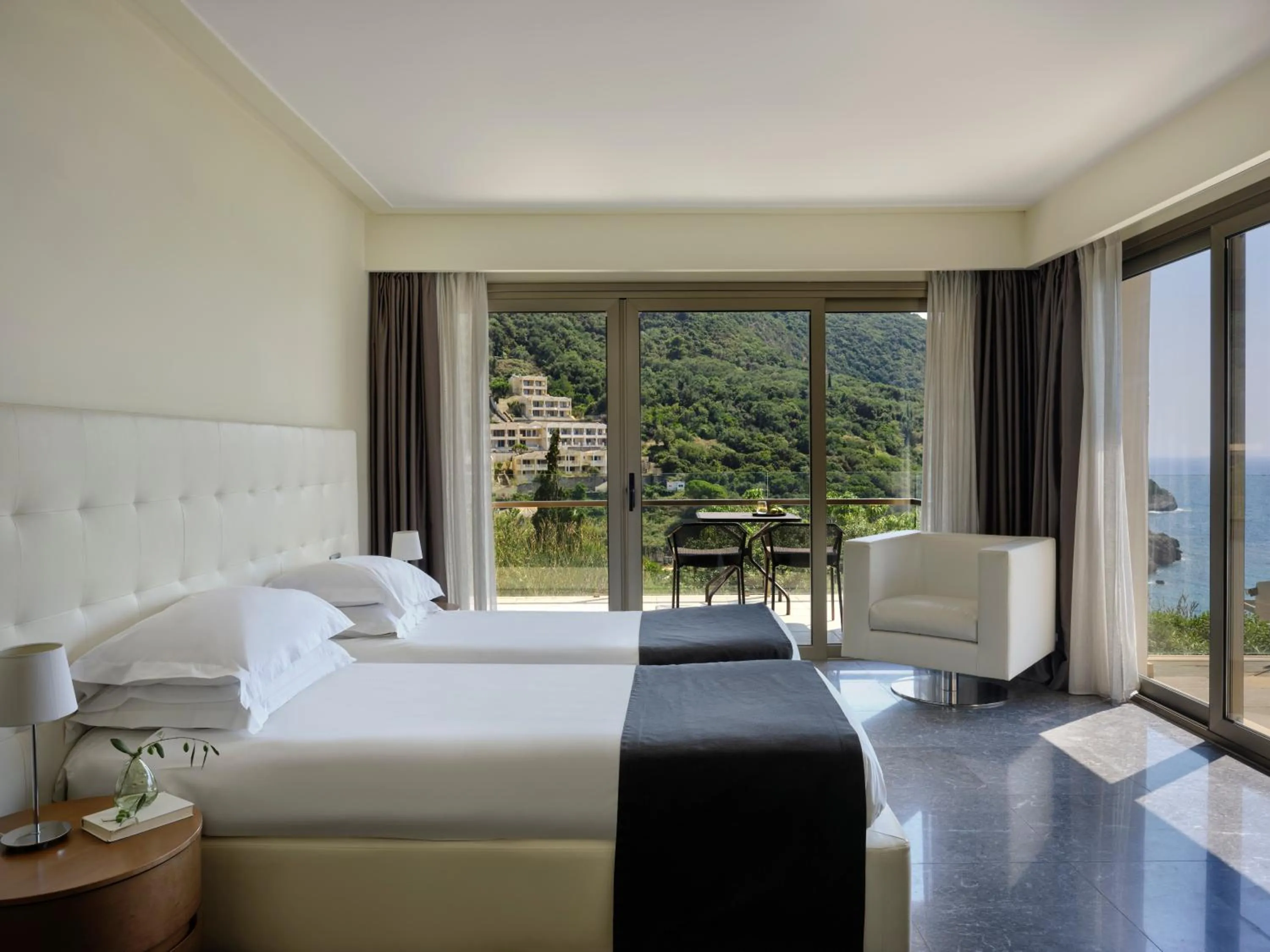 Bedroom, Bed in Atlantica Grand Mediterraneo Resort - Adults Only