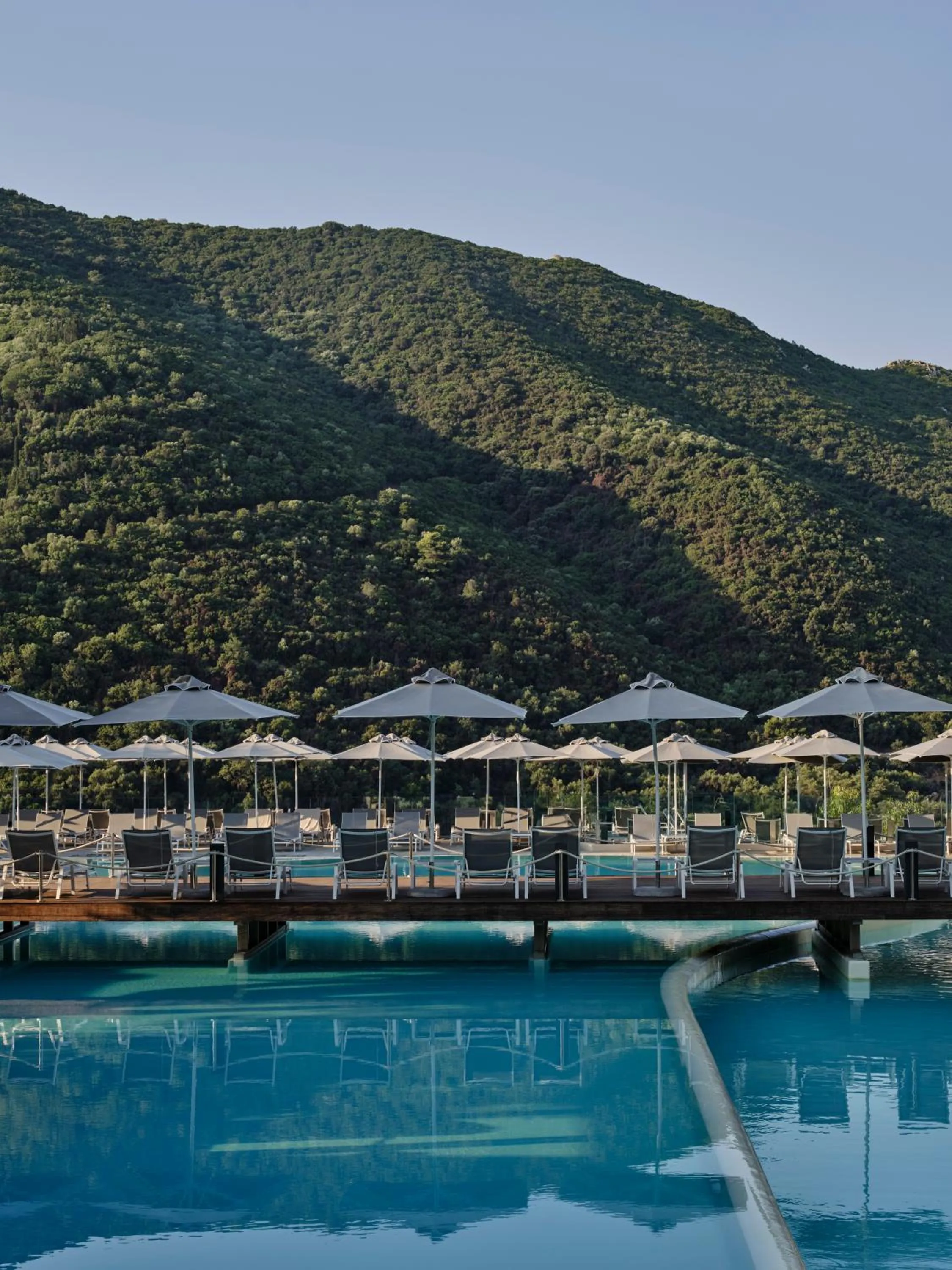 Pool view in Atlantica Grand Mediterraneo Resort - Adults Only